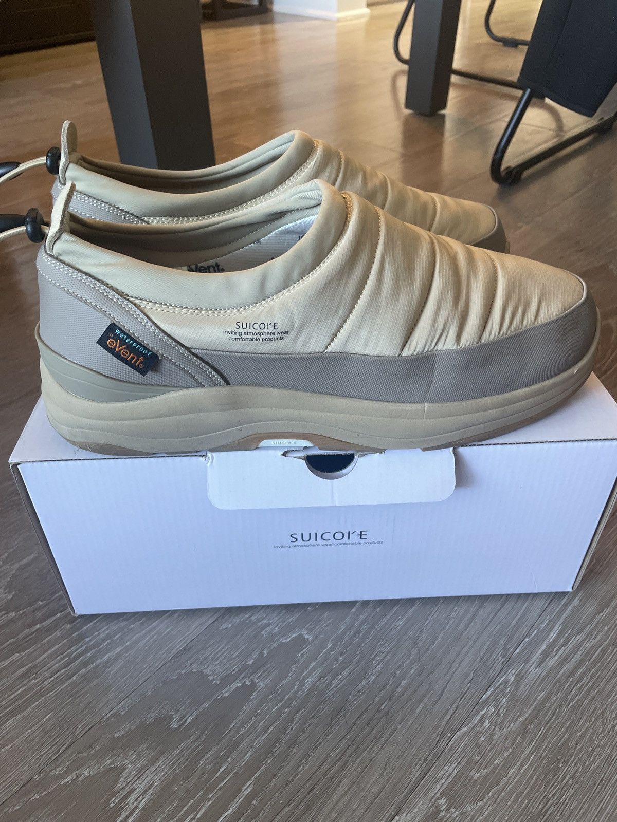 image of Suicoke Pepper-Evab / Og-235Evab Shoes in Beige, Men's (Size 11)