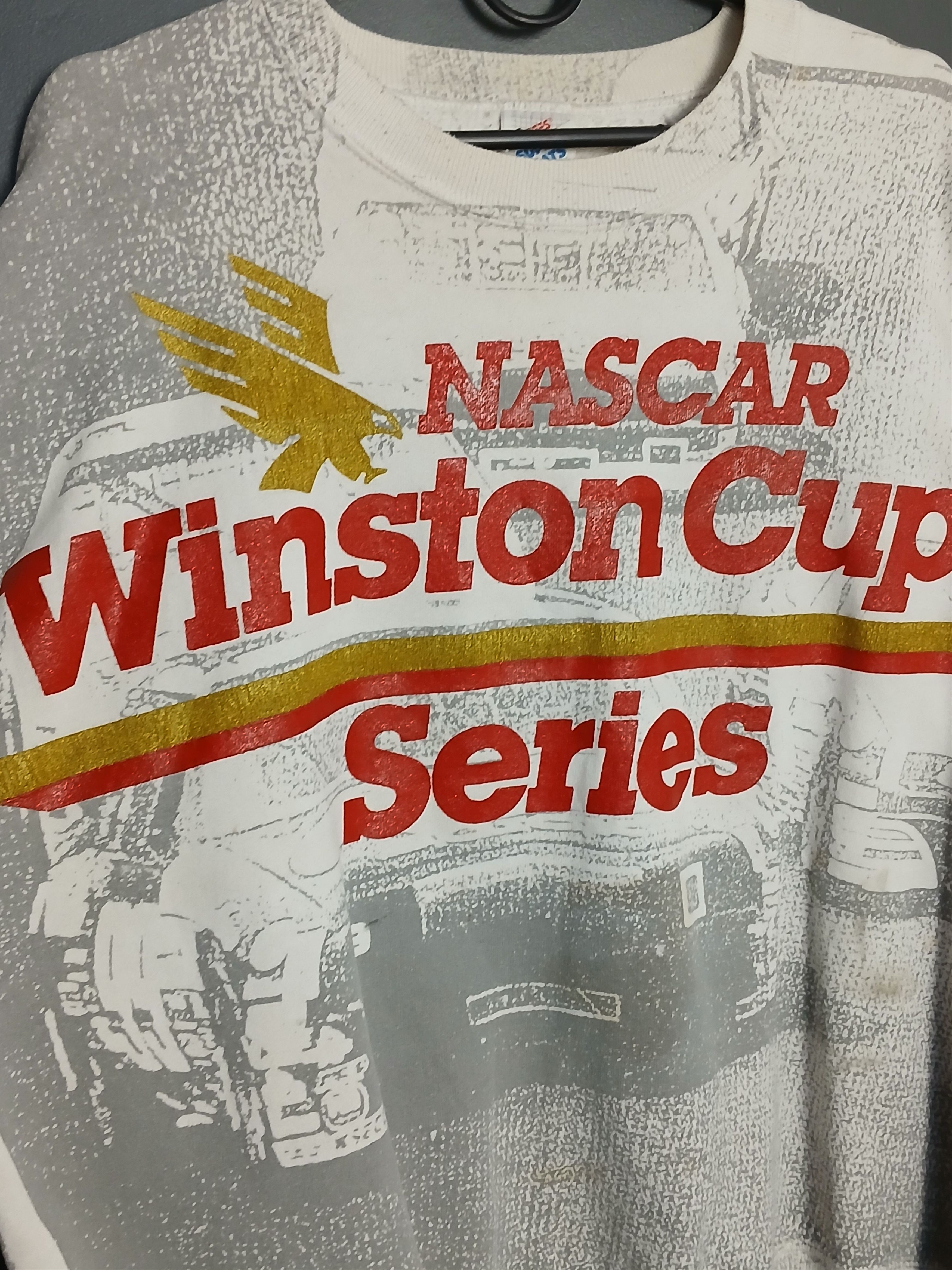 NASCAR × Vintage Vintage Nascar Winston Cup Series Racing Sweatshirt Size US XL / EU 56 / 4 - 3 Thumbnail