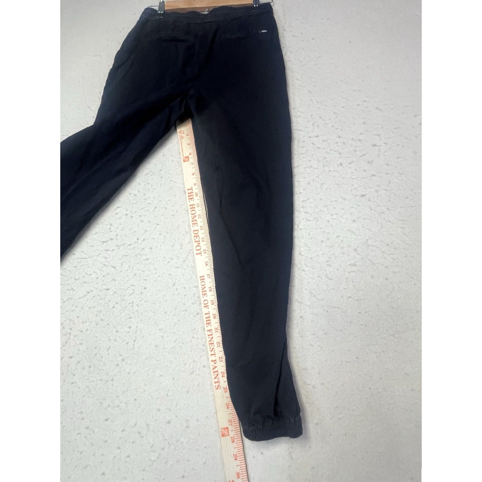Vans VANS Jogger Pants Mens Womens Unisex XS Black Elastic Drawstring Comfort Pockets Stretch Flat Front Straight Casual Workwear Modern XS Size 26" / US 2 / IT 38 - 5 Thumbnail
