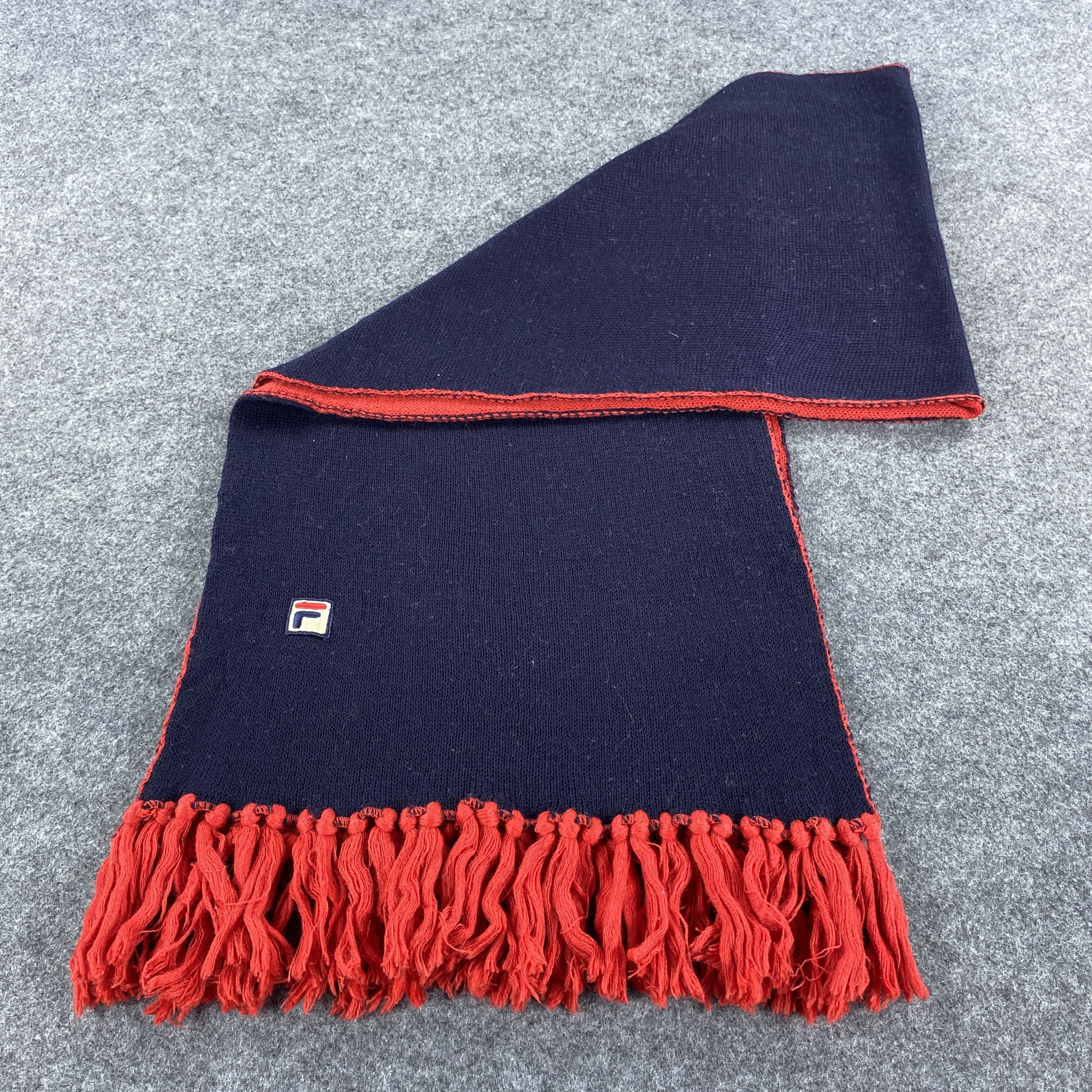 Fila × Vintage FILA Scarf # Muffler # Neckwear # D431 Size ONE SIZE - 5 Thumbnail
