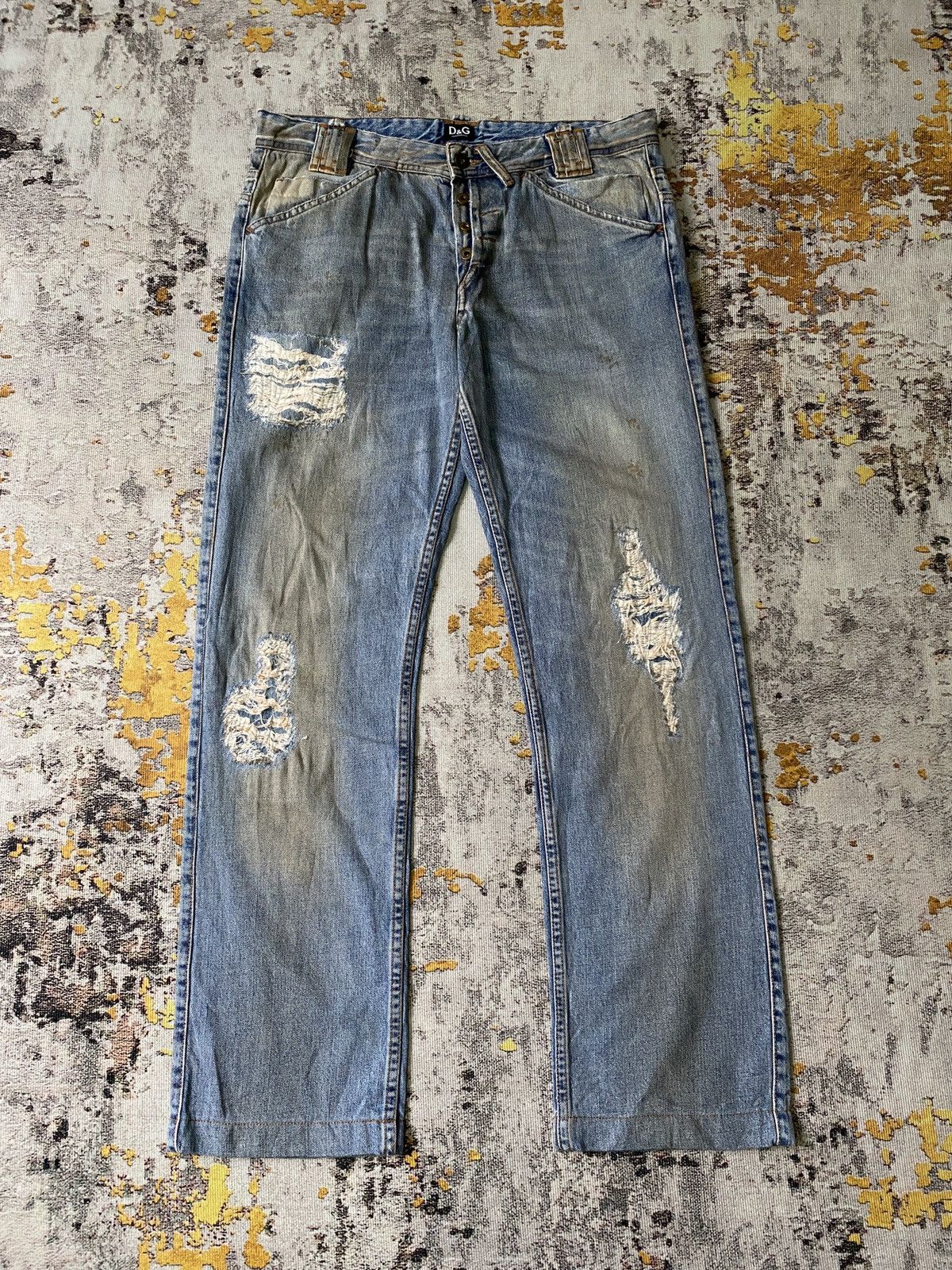 Dolce & Gabbana Dolce & Gabbana Distressed Rusty Denim Size US 34 / EU 50 - 3 Thumbnail