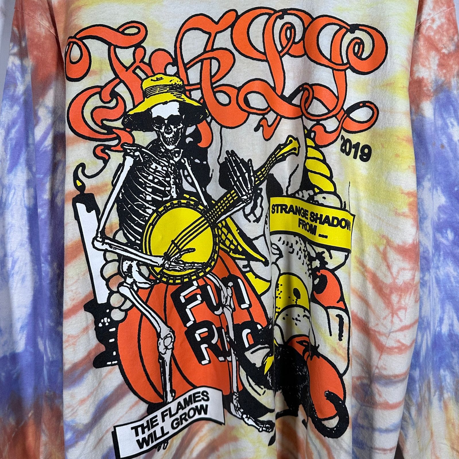 Online Ceramics Haunted Wagon Tie Dye Longsleeve Size US M / EU 48-50 / 2 - 2 Thumbnail