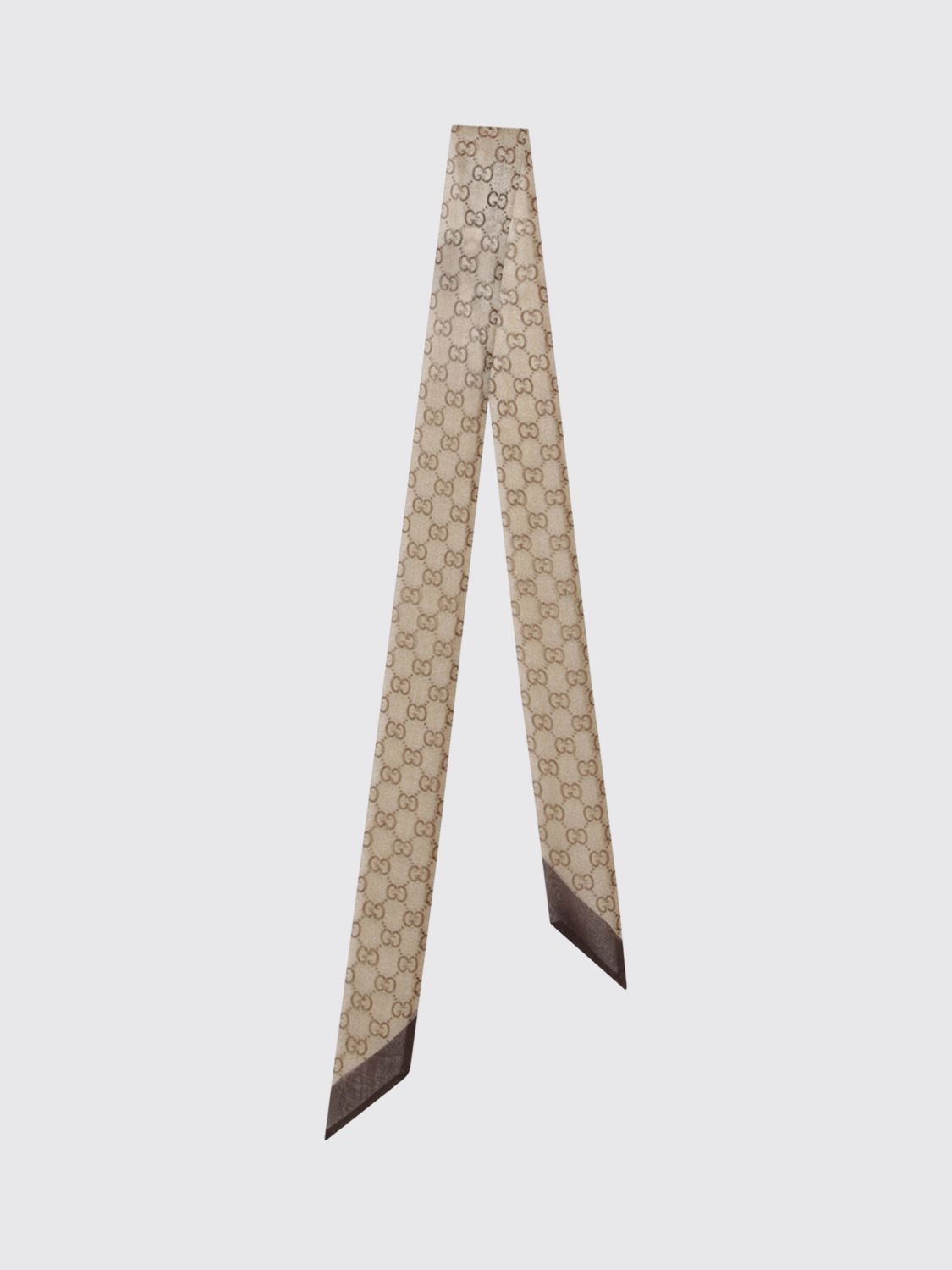 Gucci Gucci Neck Scarf Woman Brown Size ONE SIZE - 1 Thumbnail