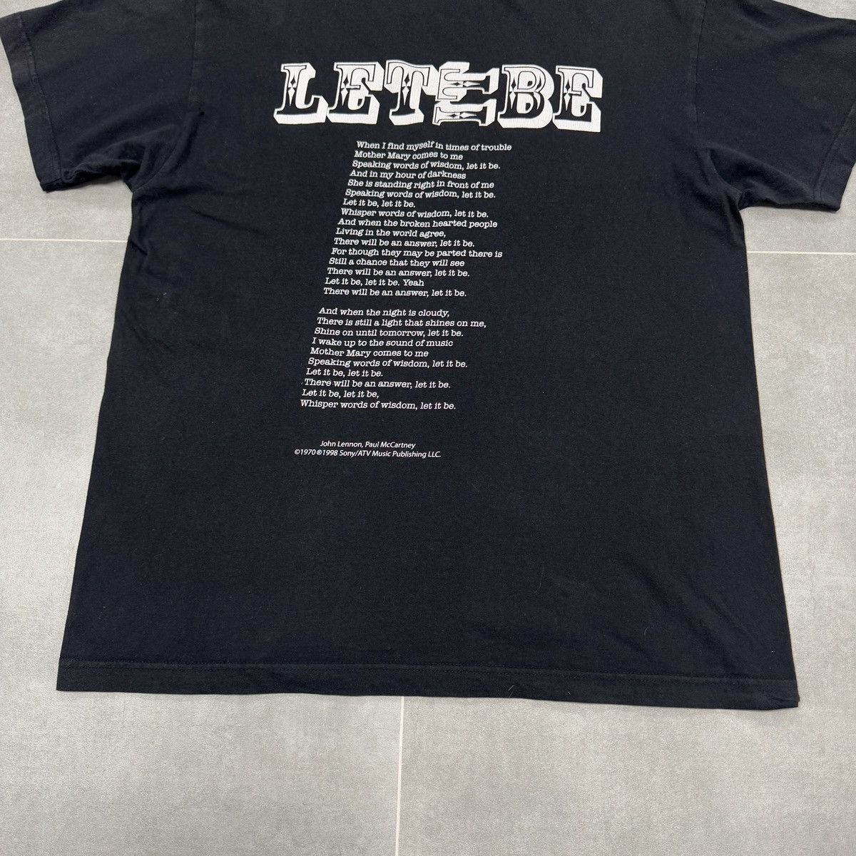 Band Tees × Vintage Vintage Let It Be The Beatles Lennon / McCartney T-Shirt L Size US L / EU 52-54 / 3 - 17 Thumbnail