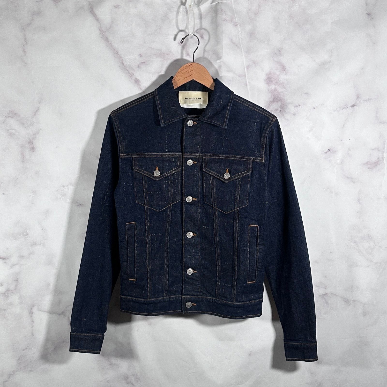 Indigo Monogram Denim Trucker Jacket Light Jackets