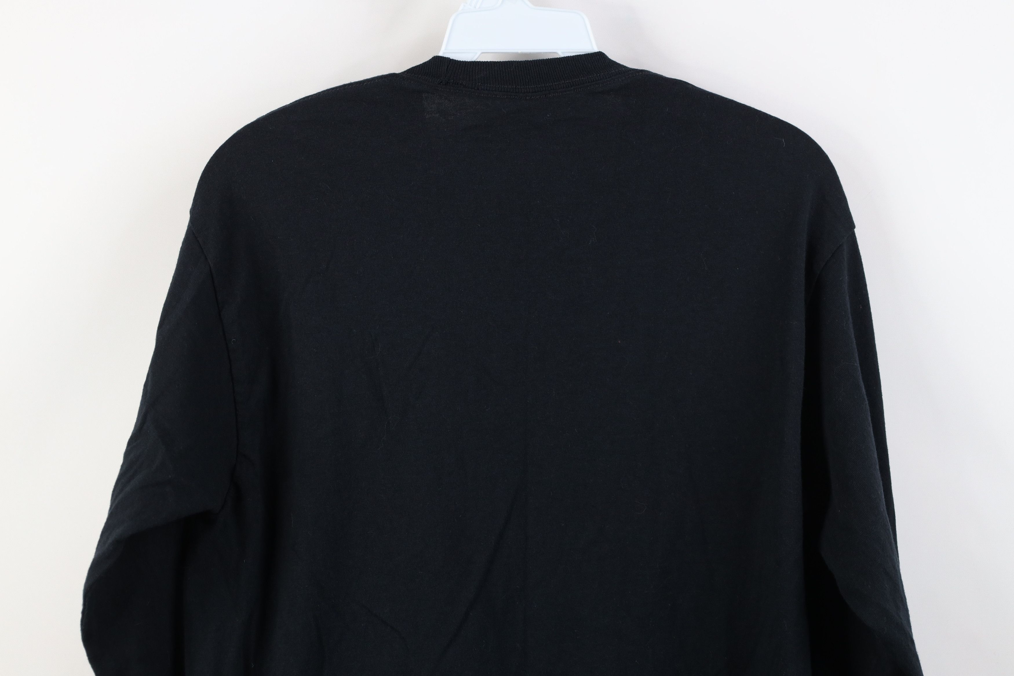 Vintage Vintage 90s Streetwear Blank Cotton Long Sleeve T-Shirt Size US M / EU 48-50 / 2 - 10 Thumbnail