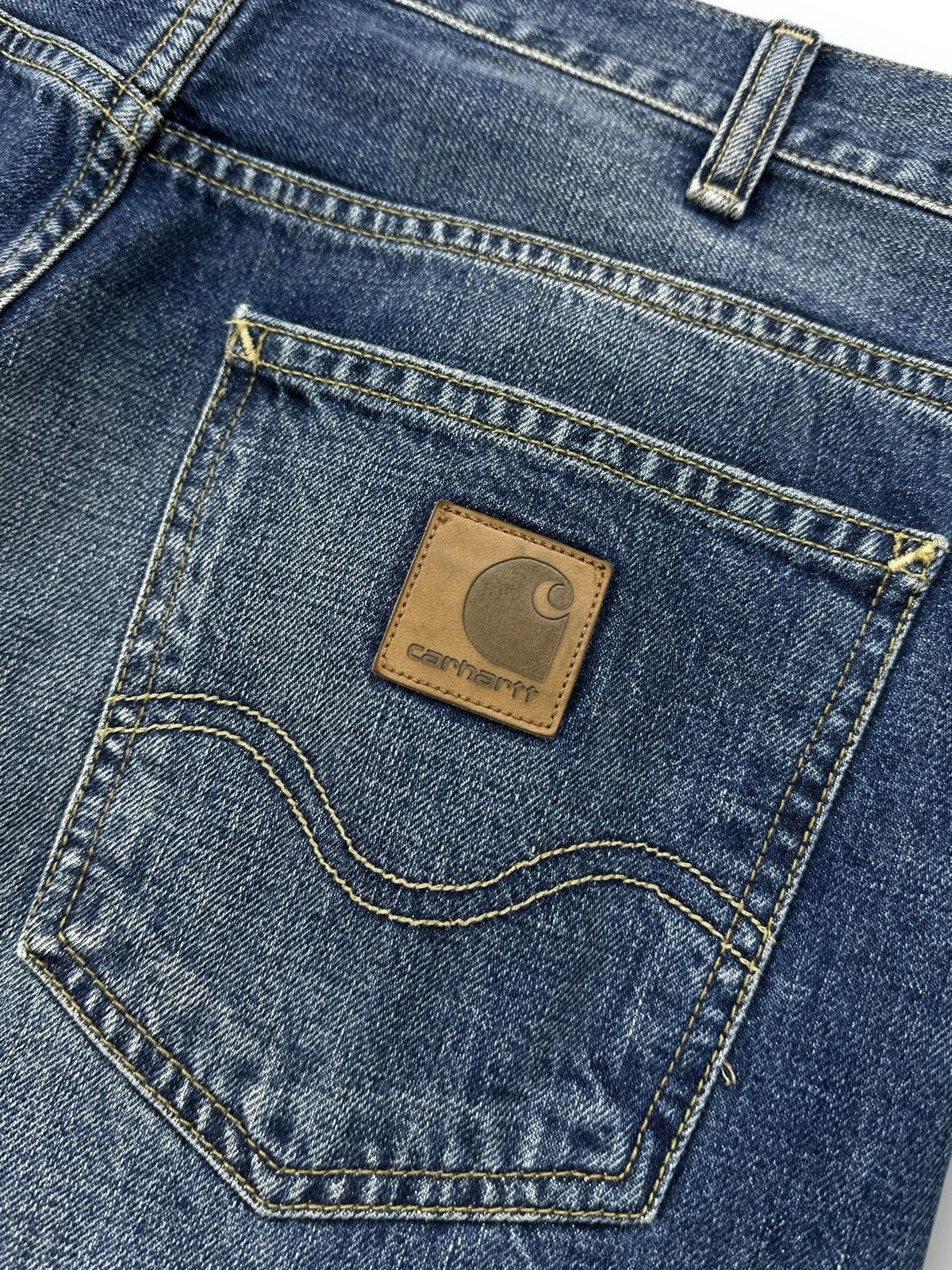 Carhartt Wip Carhartt WIP Marlow Pants Blue Jeans Men’s Size W31 L32 Size US 31 - 4 Thumbnail