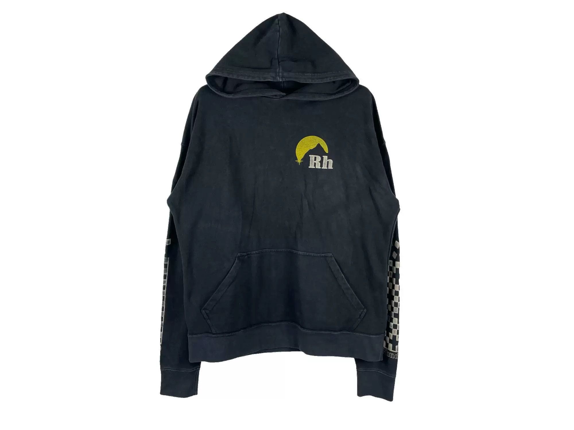 Rhude Rhude Washed Distressed Hoodie Size US S / EU 44-46 / 1 - 1 Thumbnail