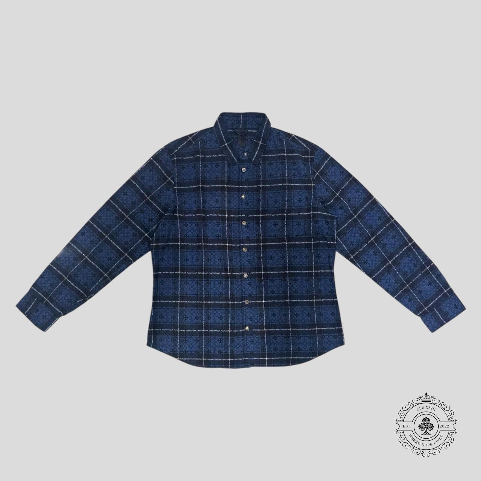 トップス Chrome Hearts Looseends LS Check Shirt 楽天市場】CHROME HEARTS Loose Ends Check Shirt クロムハーツ