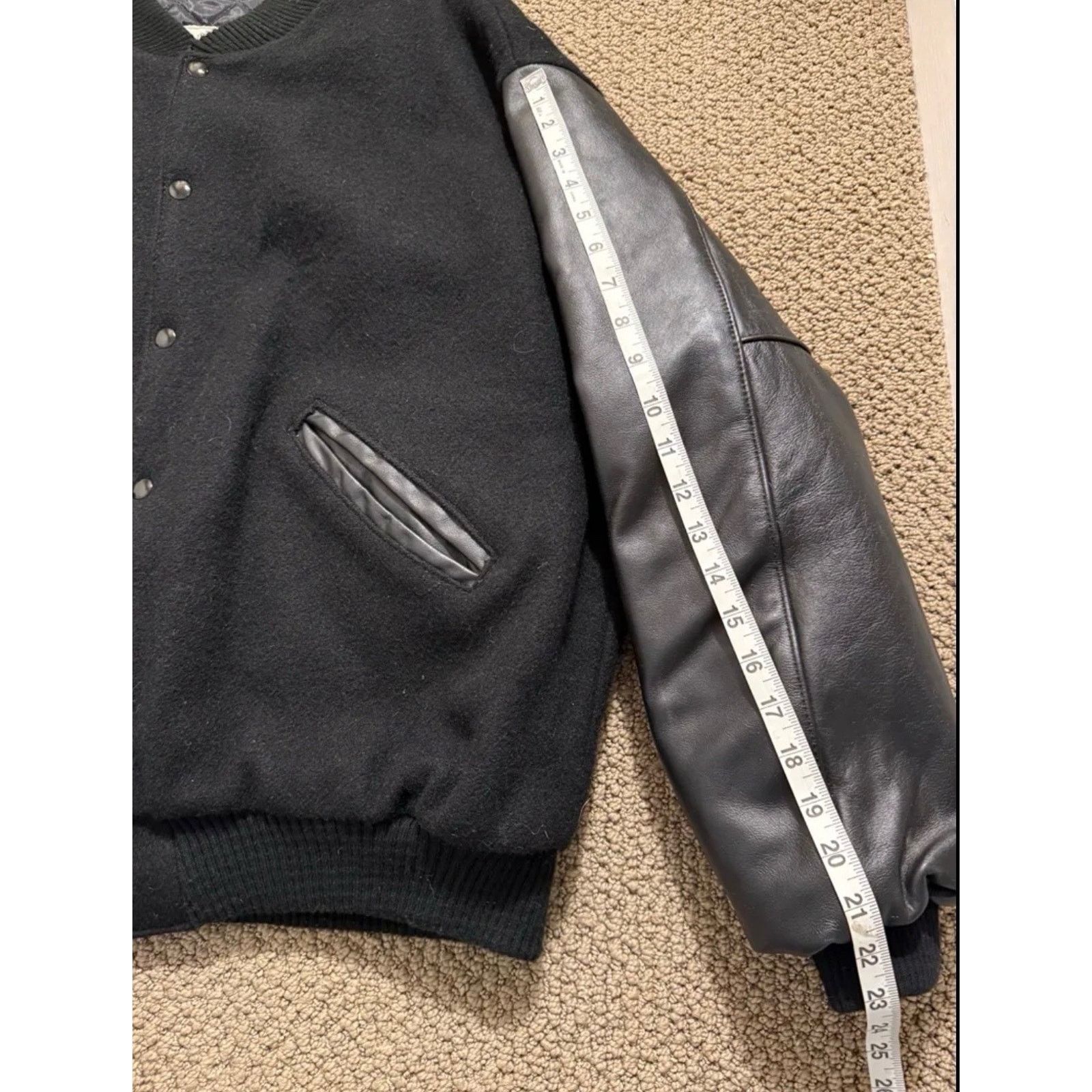 Other Vintage 1997 Size Xxl Steer Brand wool Leather Bomber Jacket Size US XXL / EU 58 / 5 - 8 Thumbnail