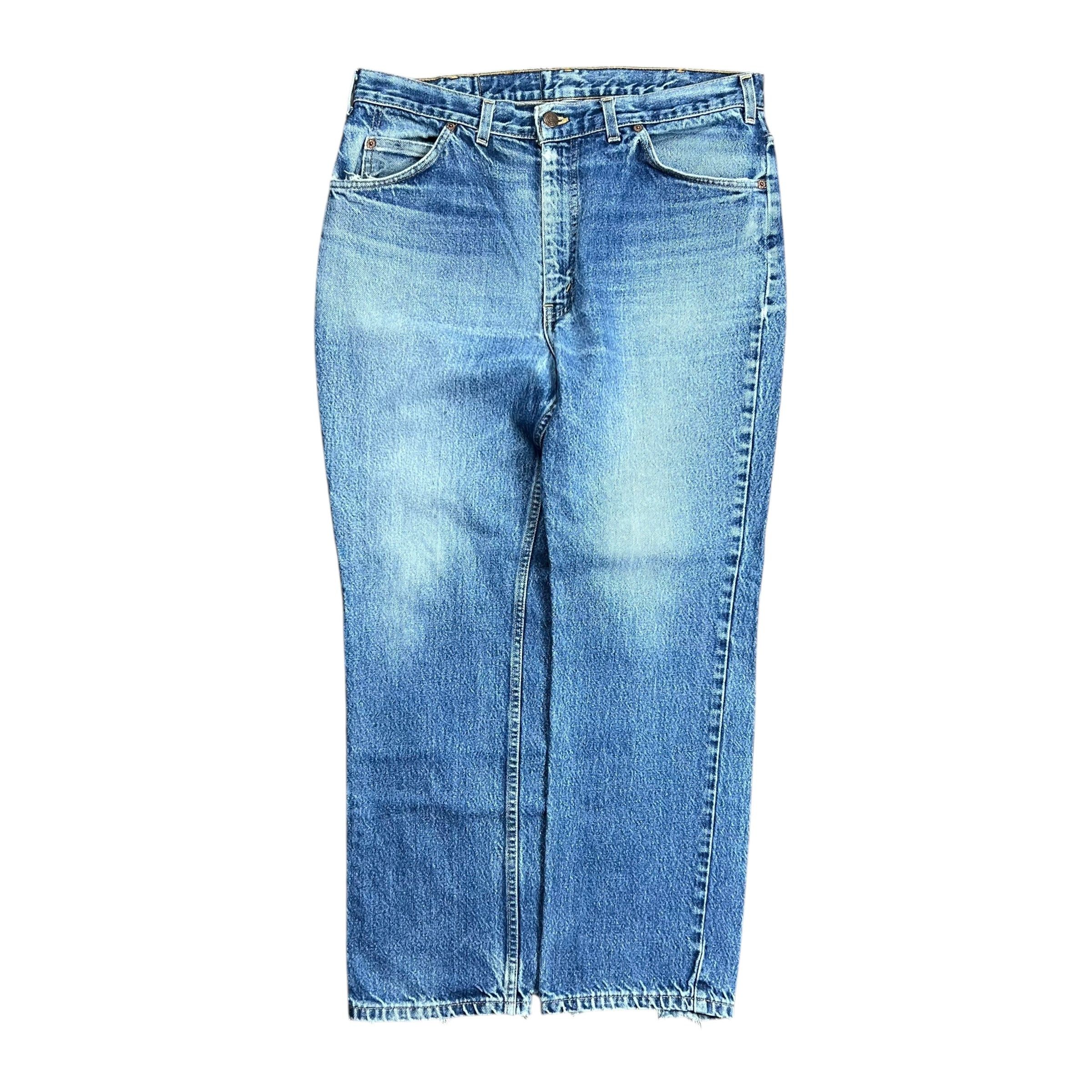 Levi's Vintage Clothing Levi's Faded Orange Tab Blue Jeans - 34" Size US 34 / EU 50 - 1 Thumbnail