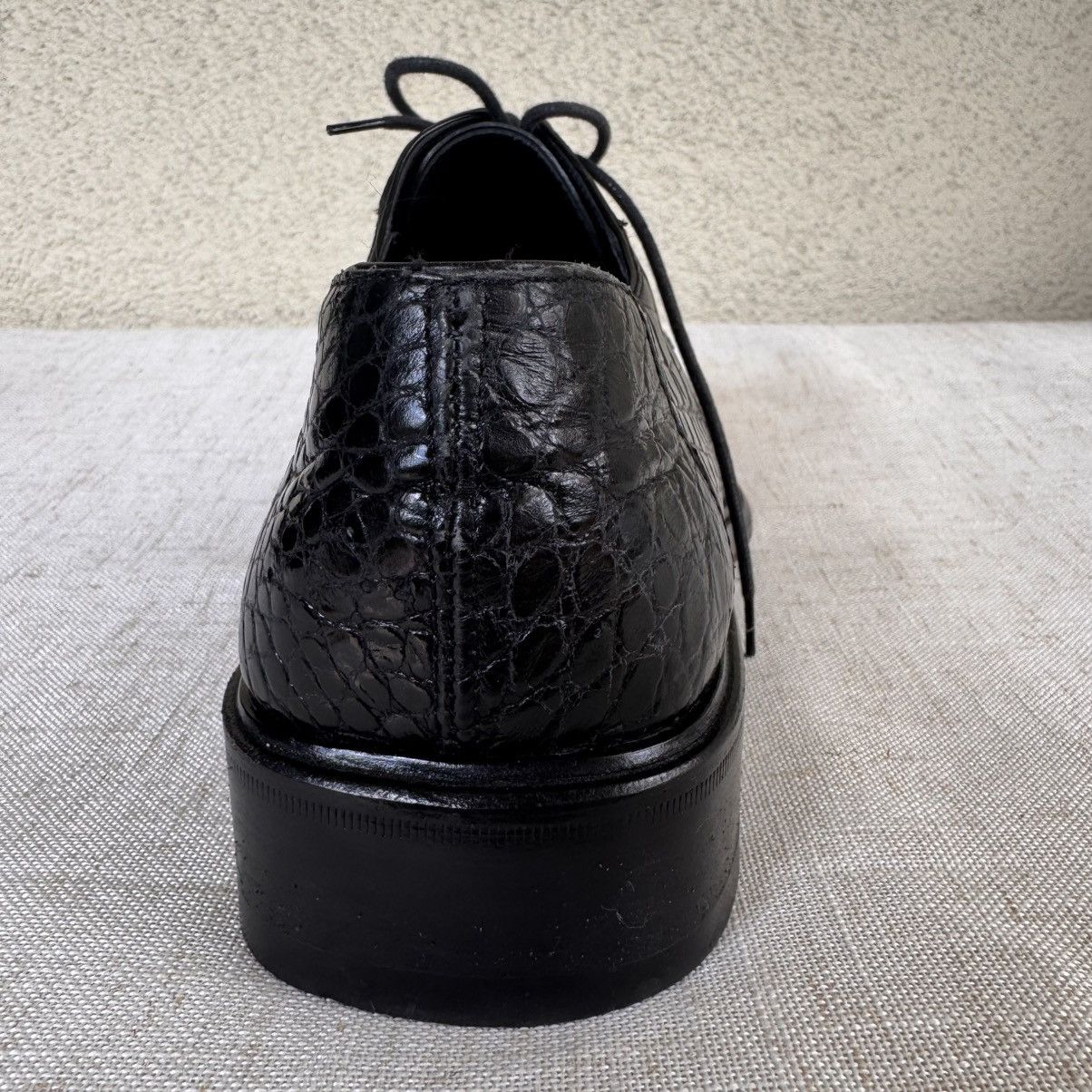 Gucci GUCCI Crocodile Lace Up Oxford-Men's 10.5 US-M to Wide-BLAck Size US 10.5 / EU 43-44 - 6 Thumbnail