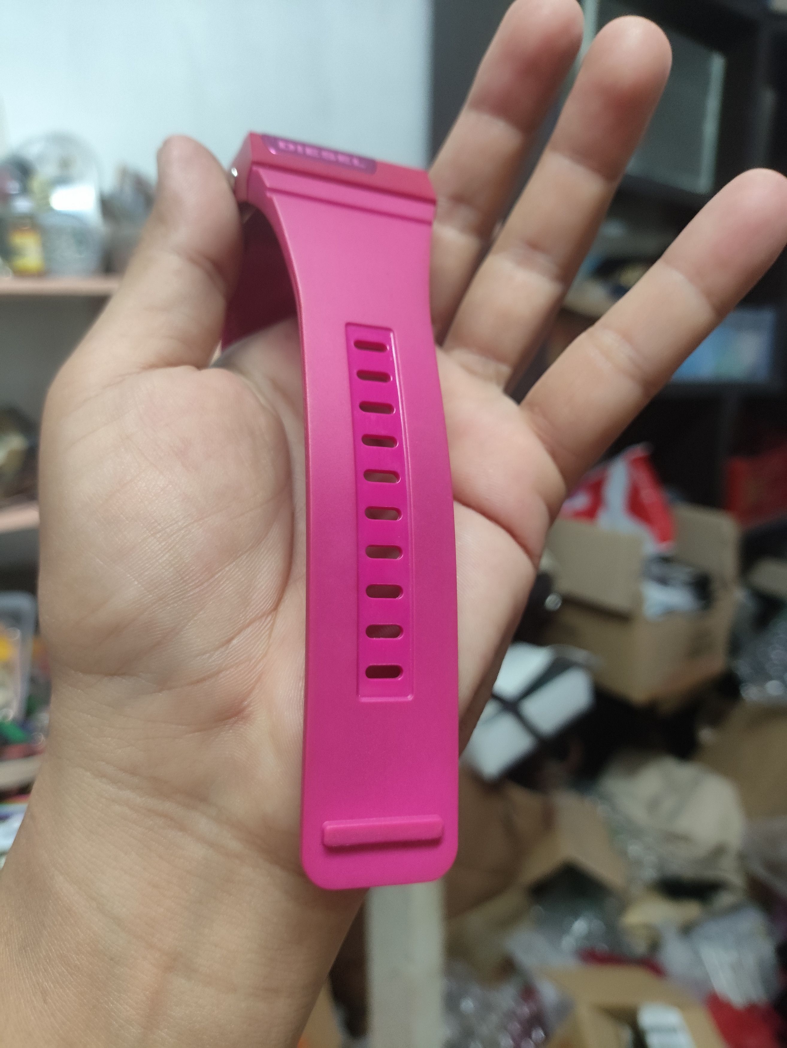 Diesel Vintage 💥 Diesel Digital Watch Red Metallic Monster Size ONE SIZE - 12 Thumbnail