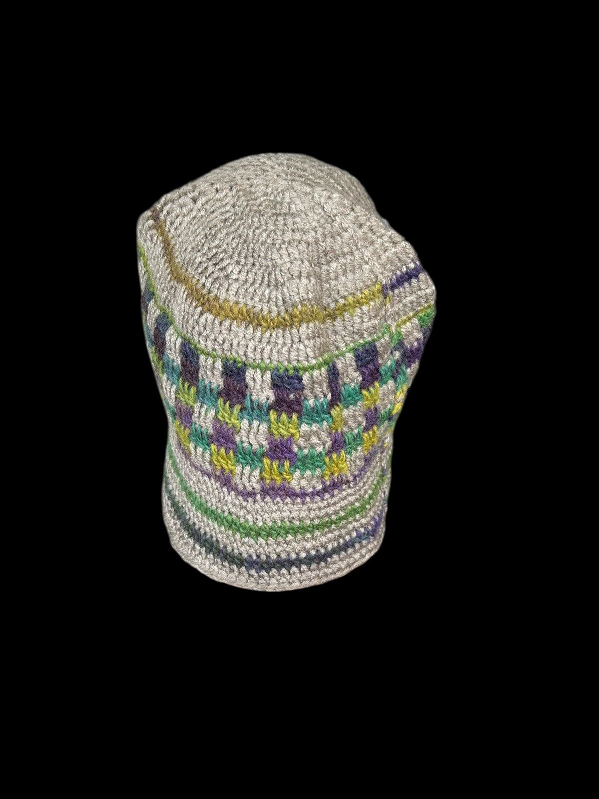 Japanese Brand × Kapital × Vintage Crochet Knitted Handmade Bucket Hats Size ONE SIZE - 4 Thumbnail