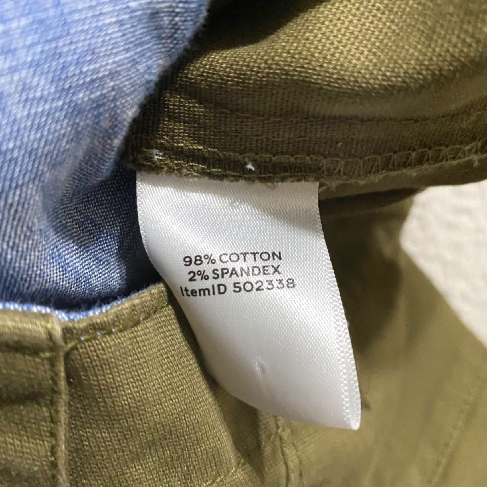 Vintage L.L. Bean Pants Womens 10 Green Slim Straight Chino Mid Rise Outdoor Work Size 32" / US 10 / IT 46 - 4 Thumbnail