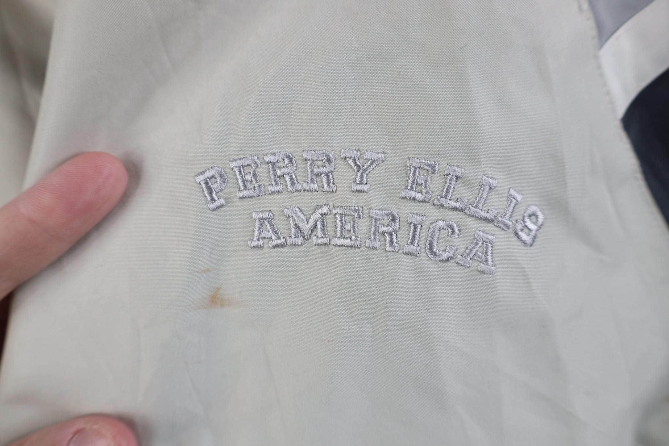 Perry Ellis Deadstock Vintage 90s Perry Ellis Windbreaker Jacket Size US L / EU 52-54 / 3 - 4 Thumbnail