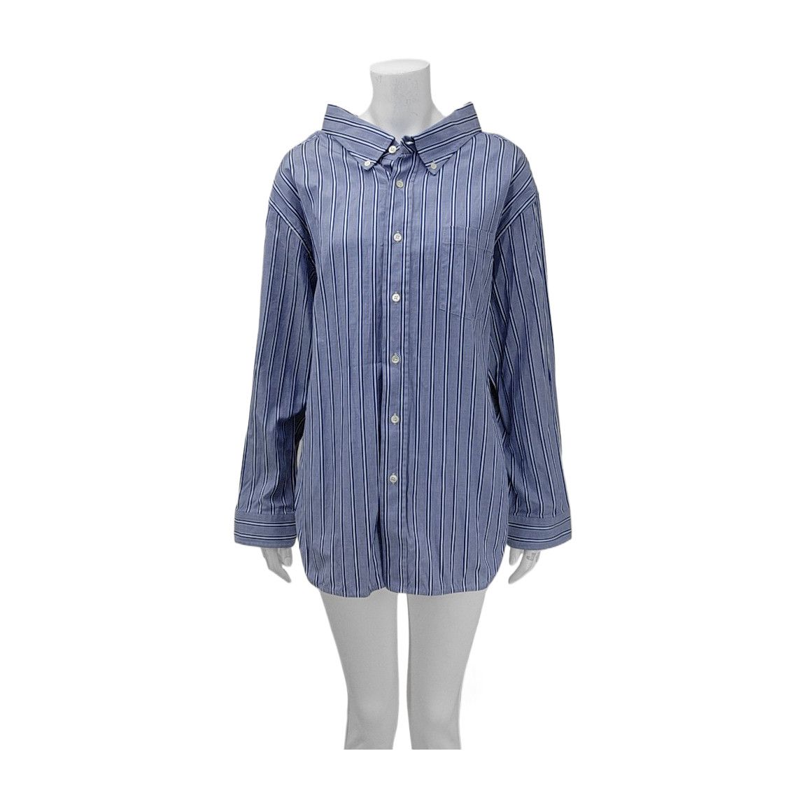 Balenciaga Balenciaga Striped Button Up Shirt Size 36 Size XS / US 0-2 / IT 36-38 - 1 Thumbnail