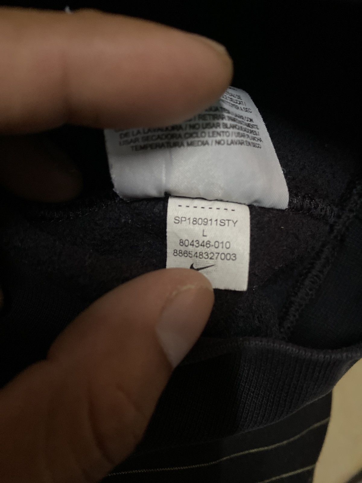 Nike × Vintage Vintage Nike Small Swoosh Size US L / EU 52-54 / 3 - 8 Thumbnail