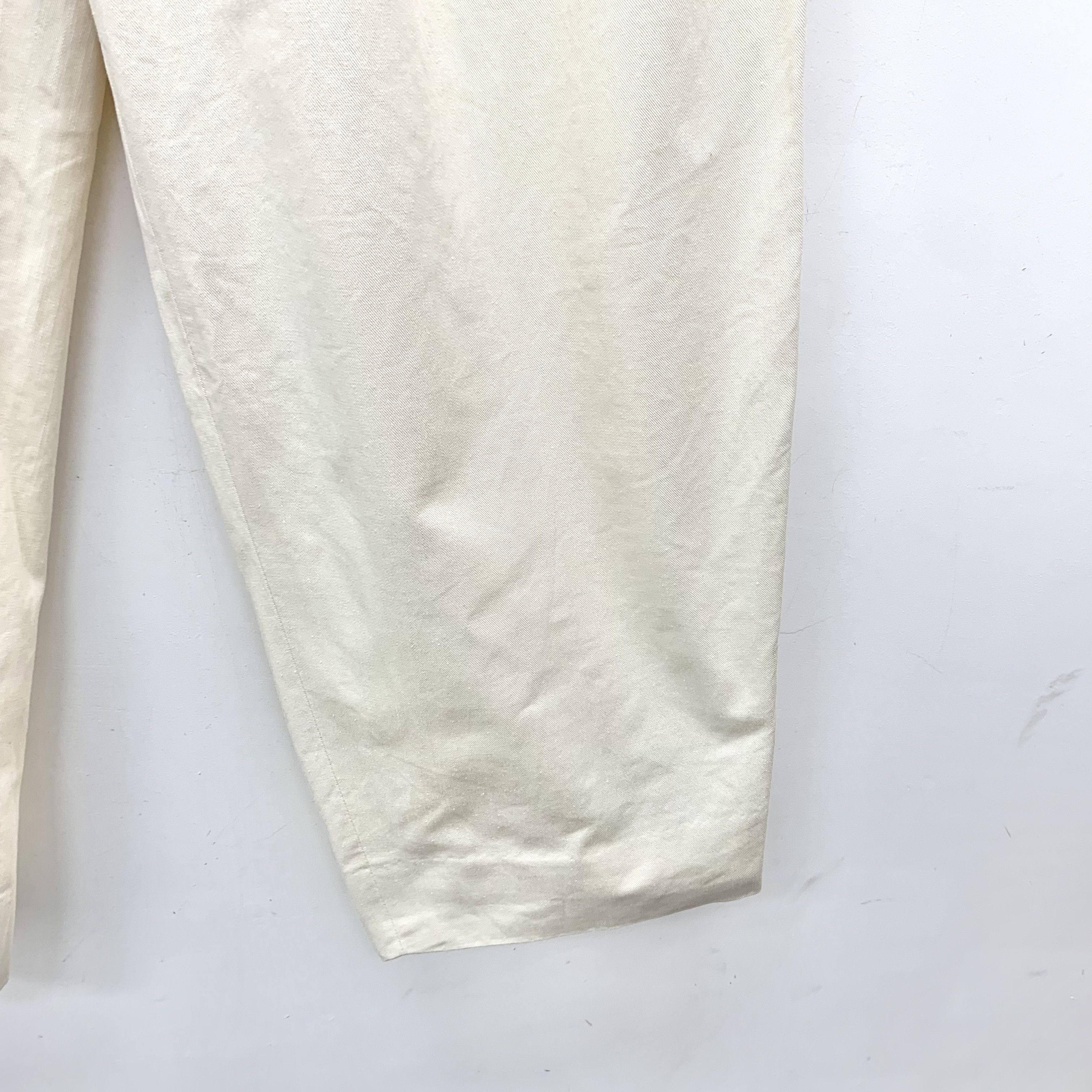 Hermes Hermes Cotton Casual Pants White (38) Size 26" / US 2 / IT 38 - 5 Thumbnail