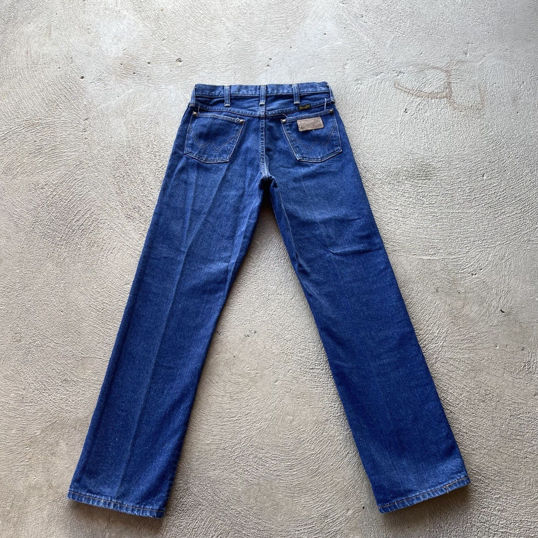 Wrangler VINTAGE Wrangler Jeans Wrangler 13MWZ Cowboy Cut Denim Straight 29x32 Blue Mens 80s 90s Cowboy USA Size US 29 - 2 Thumbnail