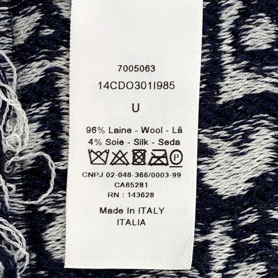 Dior Dior Oblique Fringe Scarf Multi (206×42cm) Size ONE SIZE - 9 Thumbnail