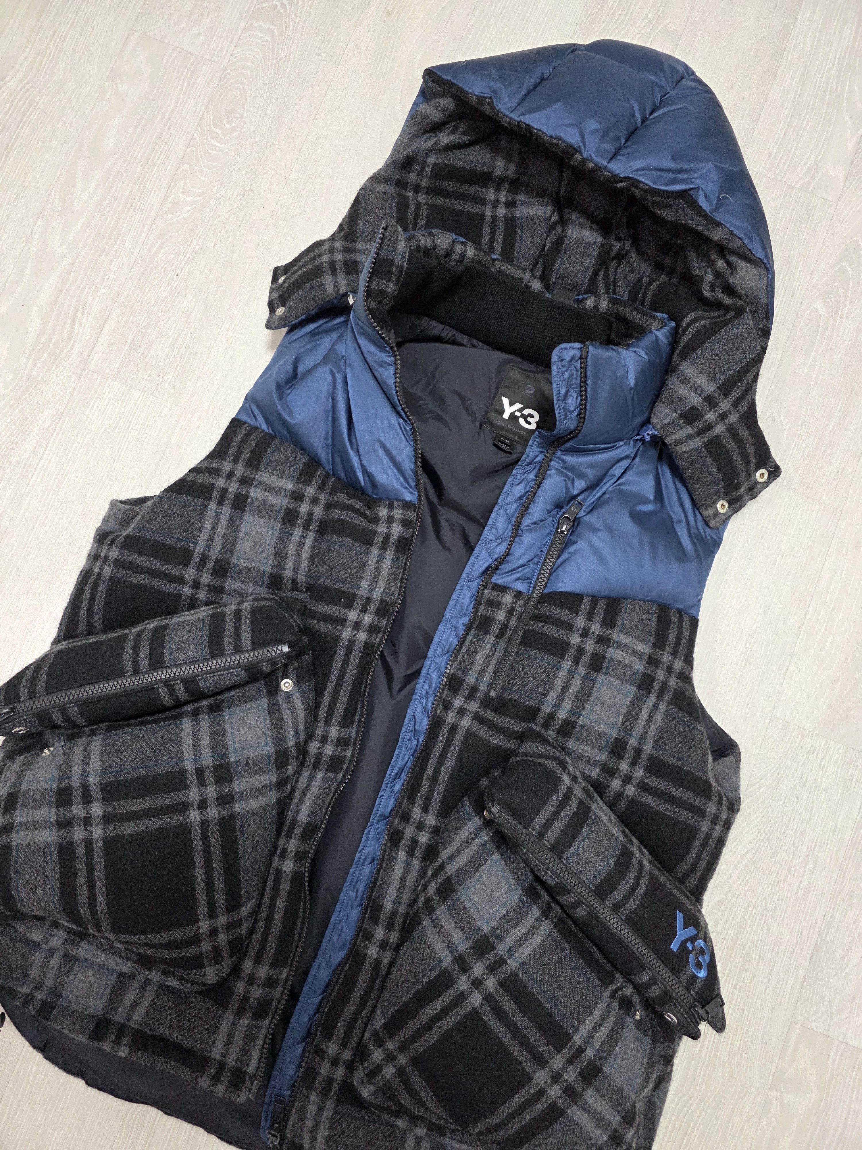 Y-3 Y-3 adidas puffer goose down tech vest Size US M / EU 48-50 / 2 - 7 Thumbnail