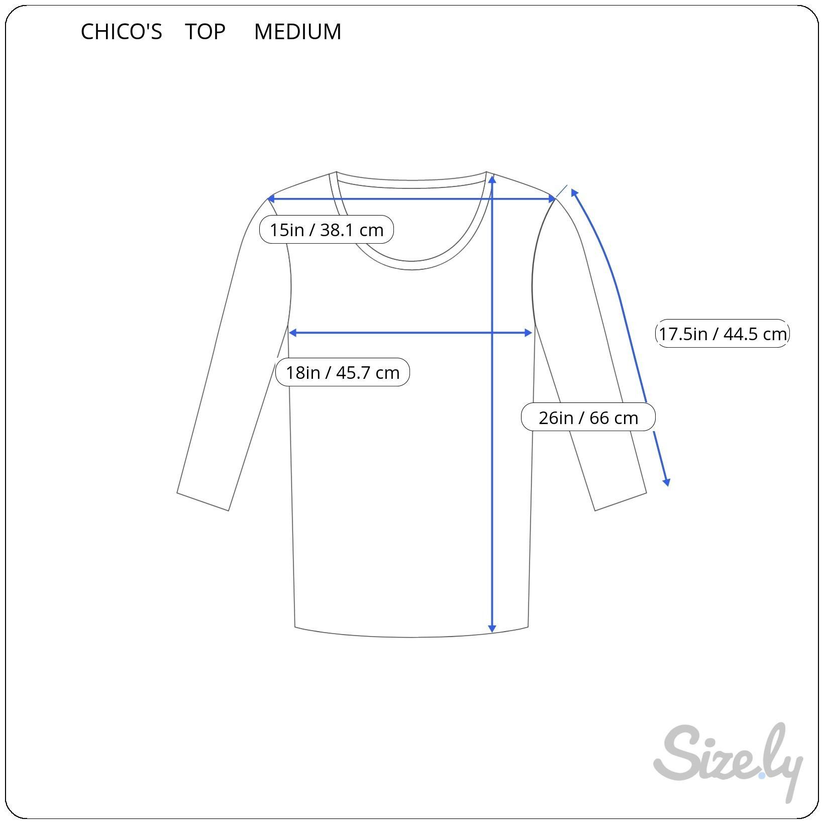 Chicos Chicos Quarter Sleeve Blue White Lightweight Top Medium Size M / US 6-8 / IT 42-44 - 5 Thumbnail