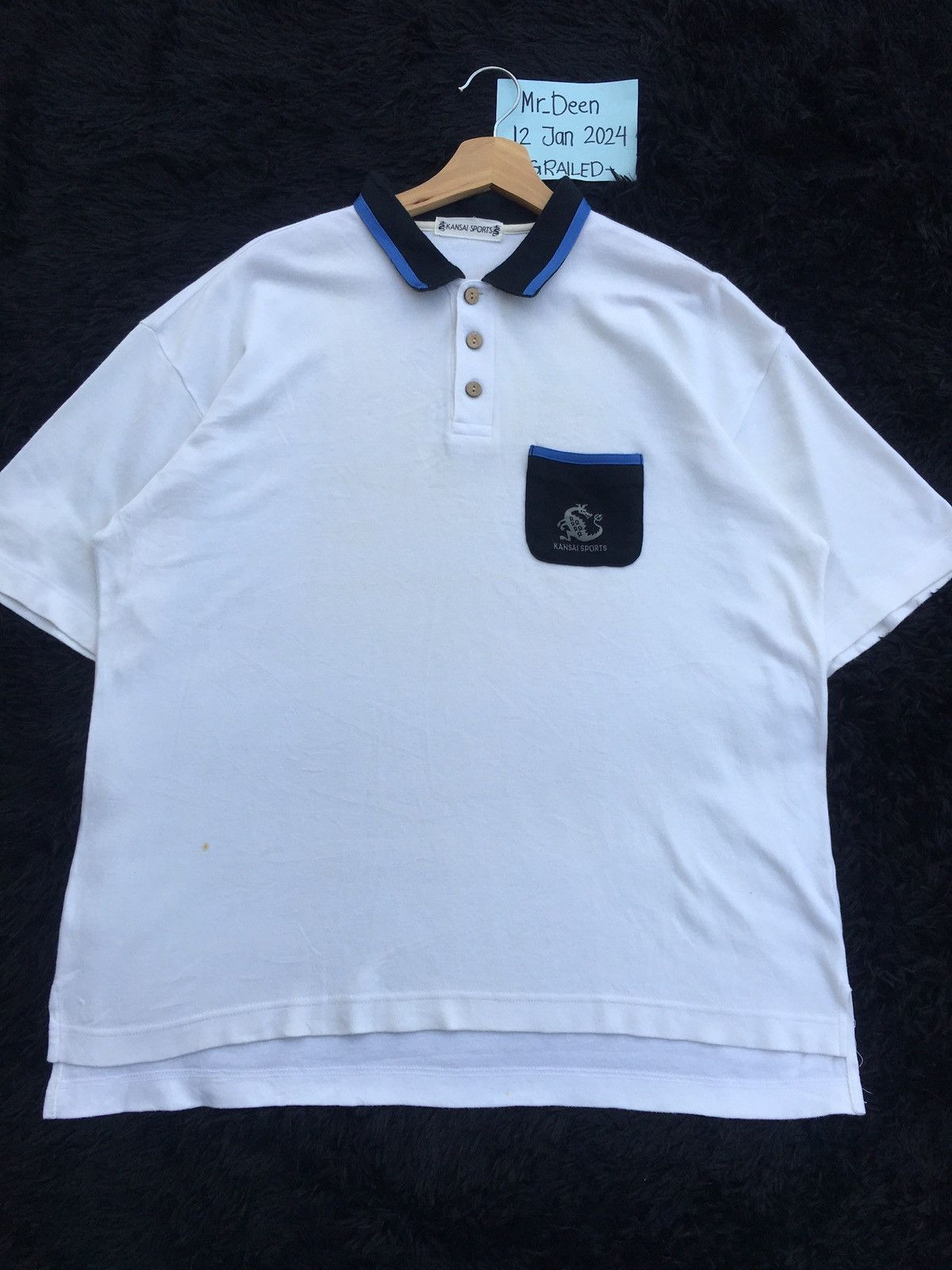 Kansai Yamamoto Rare Vintage 90s KANSAI Sports Polo Shirt Size US L / EU 52-54 / 3 - 10 Thumbnail