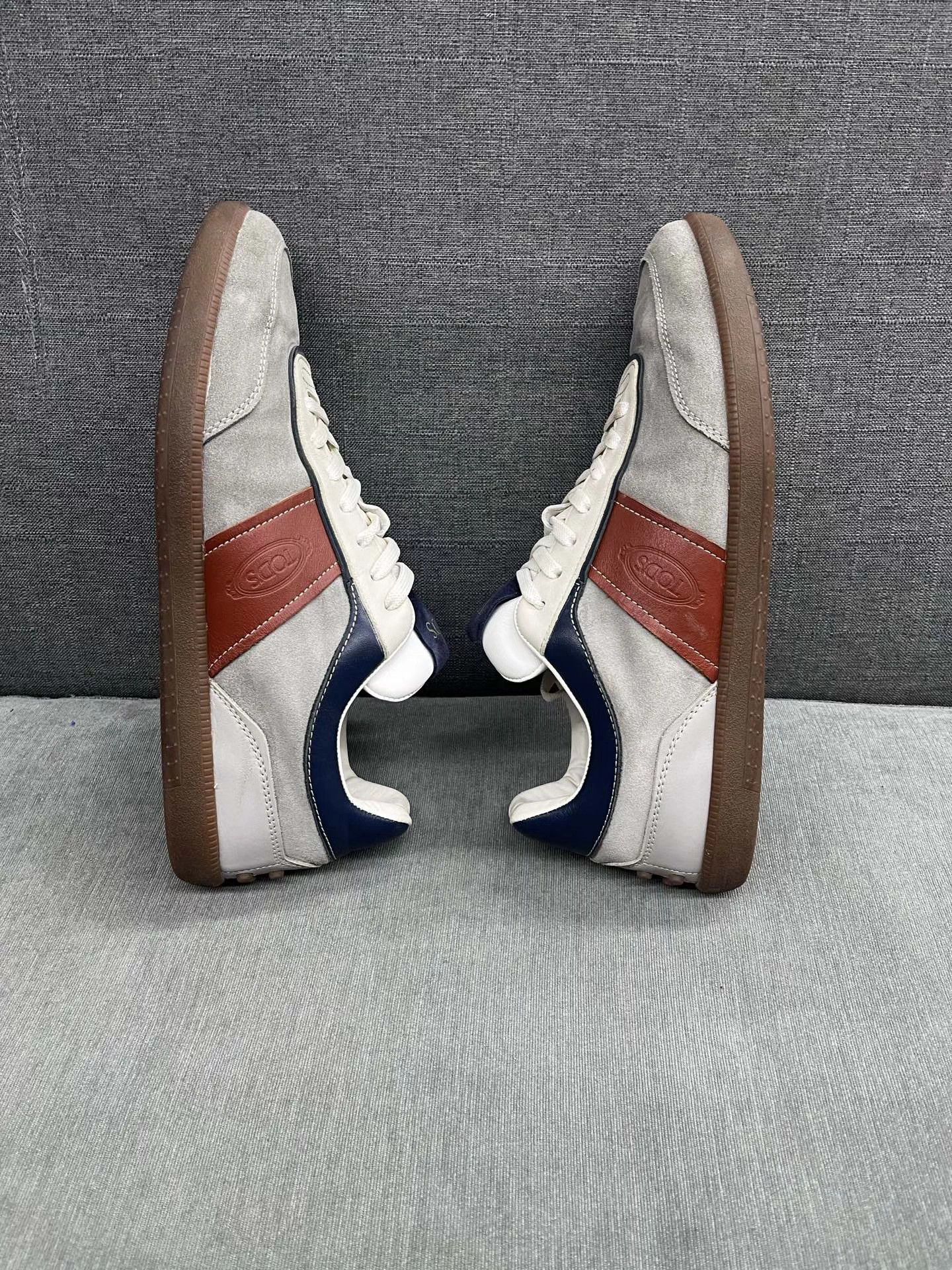 Tod's Tod’s suede & leather German trainer 42.5 Size US 8.5 / EU 41-42 - 4 Thumbnail