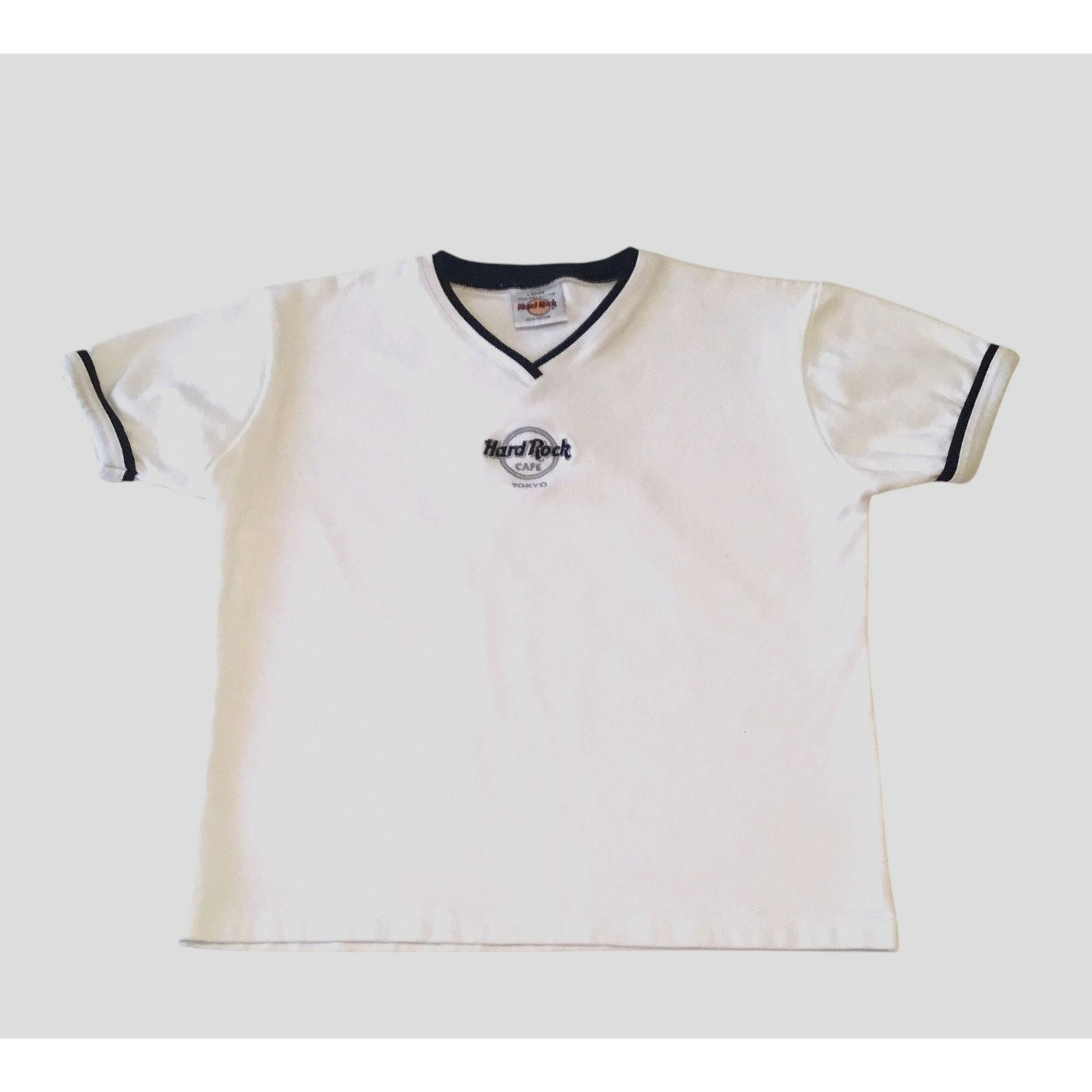 Hard Rock Cafe Hard Rock Cafe Toyko V-Neck Size Junior Large Top Size L / US 10 / IT 46 - 1 Thumbnail