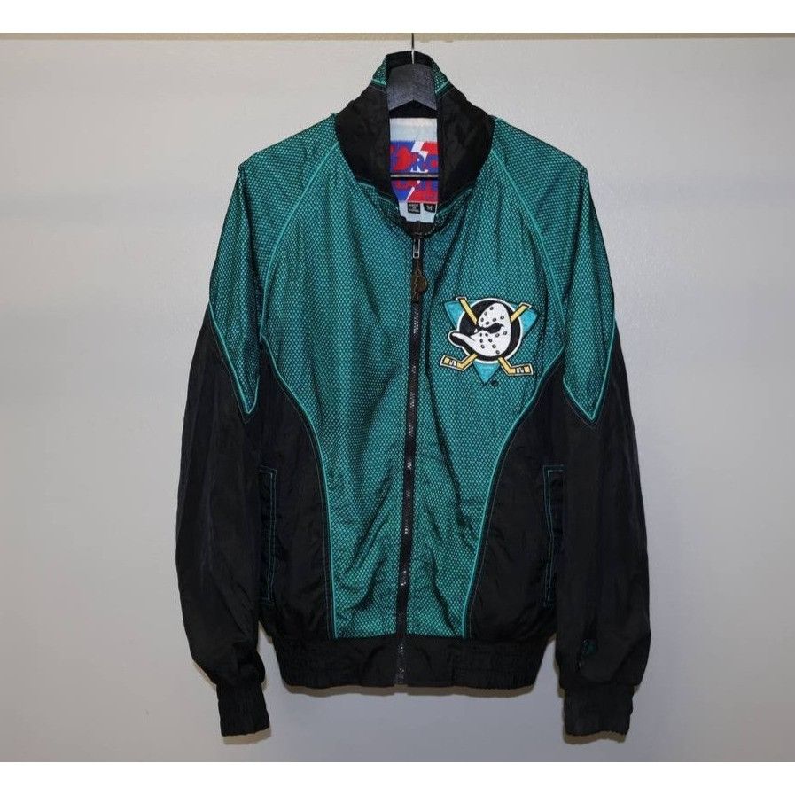 Pro Player Vintage 90s Anaheim Mighty Ducks Pro Player Jacket Teal Size US M / EU 48-50 / 2 - 1 Thumbnail