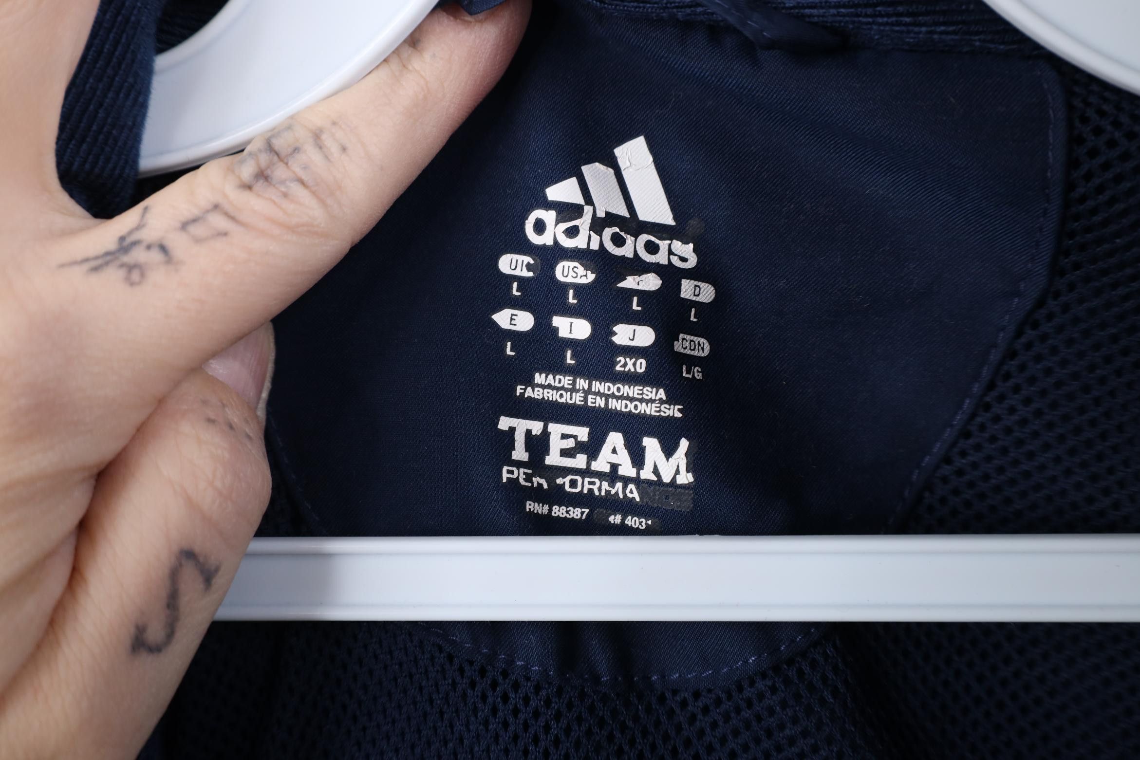 Adidas Adidas University of Michigan Football Button Off Jacket Size US L / EU 52-54 / 3 - 7 Thumbnail