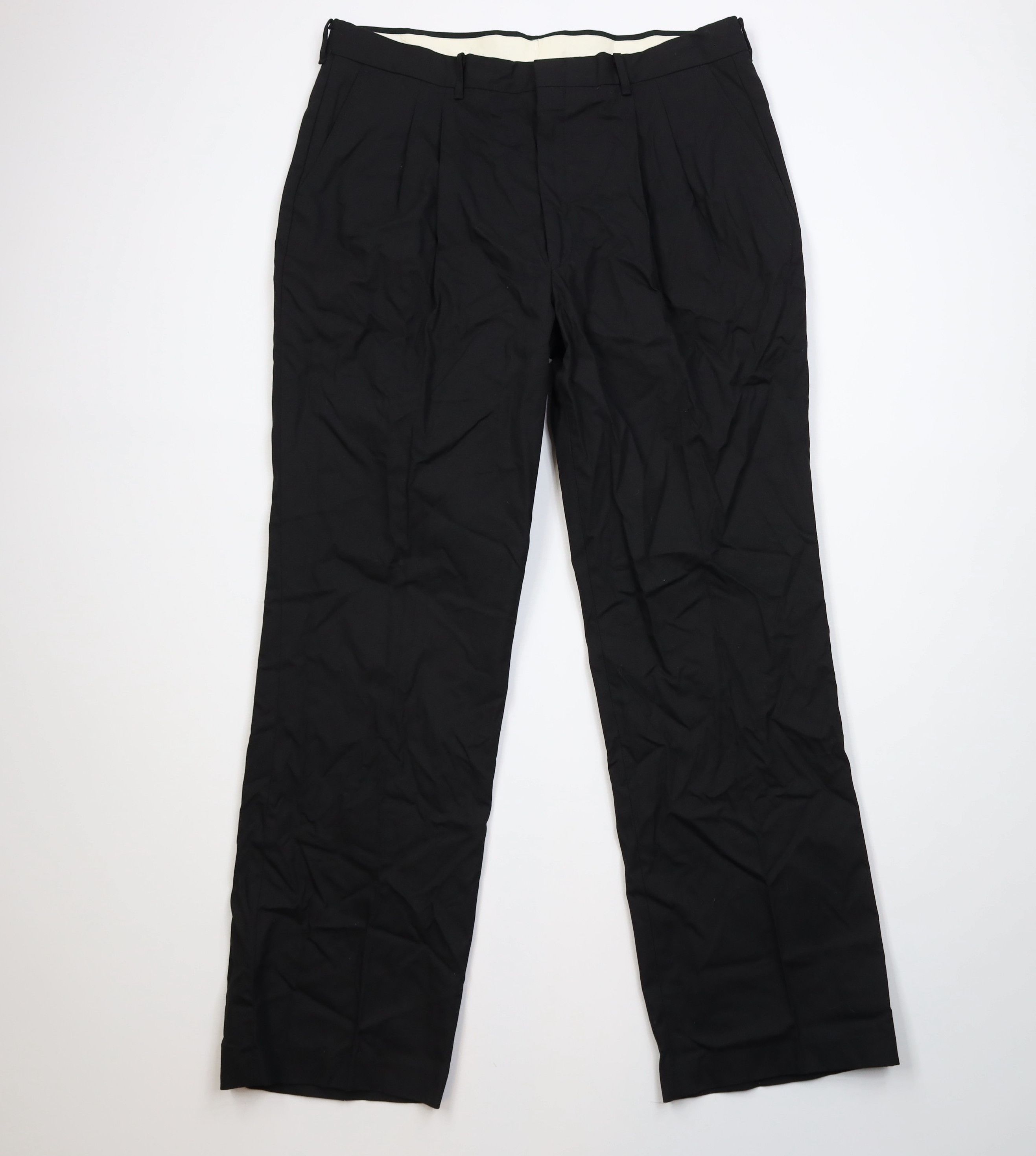 Vintage Vintage 70s Streetwear Canvas Wide Leg Chino Pants Black USA Size US 36 / EU 52 - 1 Thumbnail