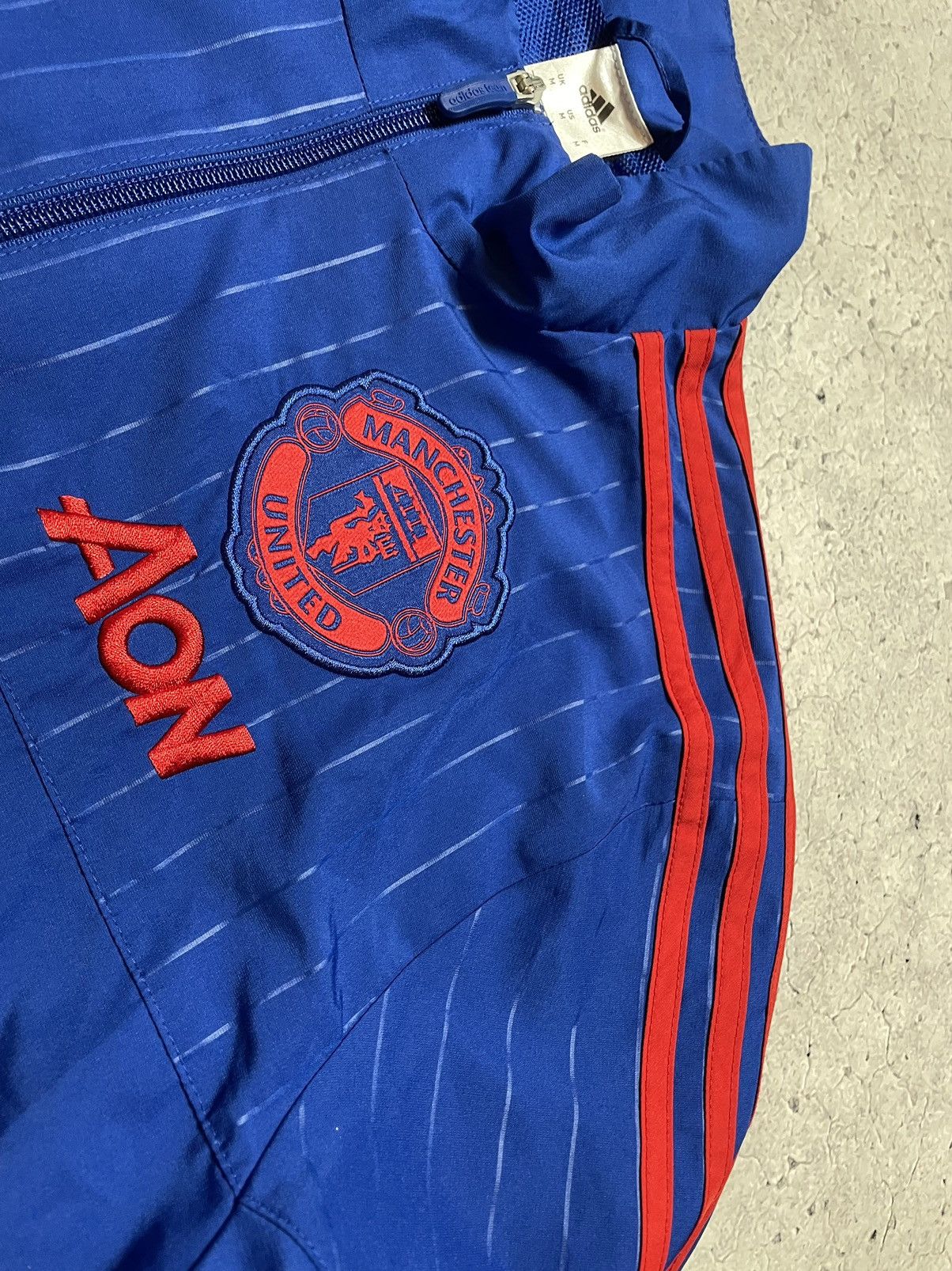 Adidas Vintage Nylon Adidas FC Manchester United Football Jacket Size US M / EU 48-50 / 2 - 6 Thumbnail