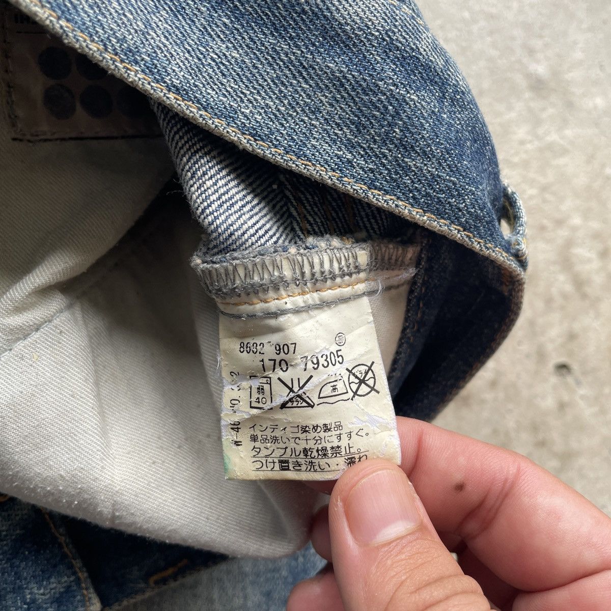 Japanese Brand Vintage Takeo Kikuchi Distressed Japan Jeans Faded Pants W31 Size US 31 - 7 Thumbnail