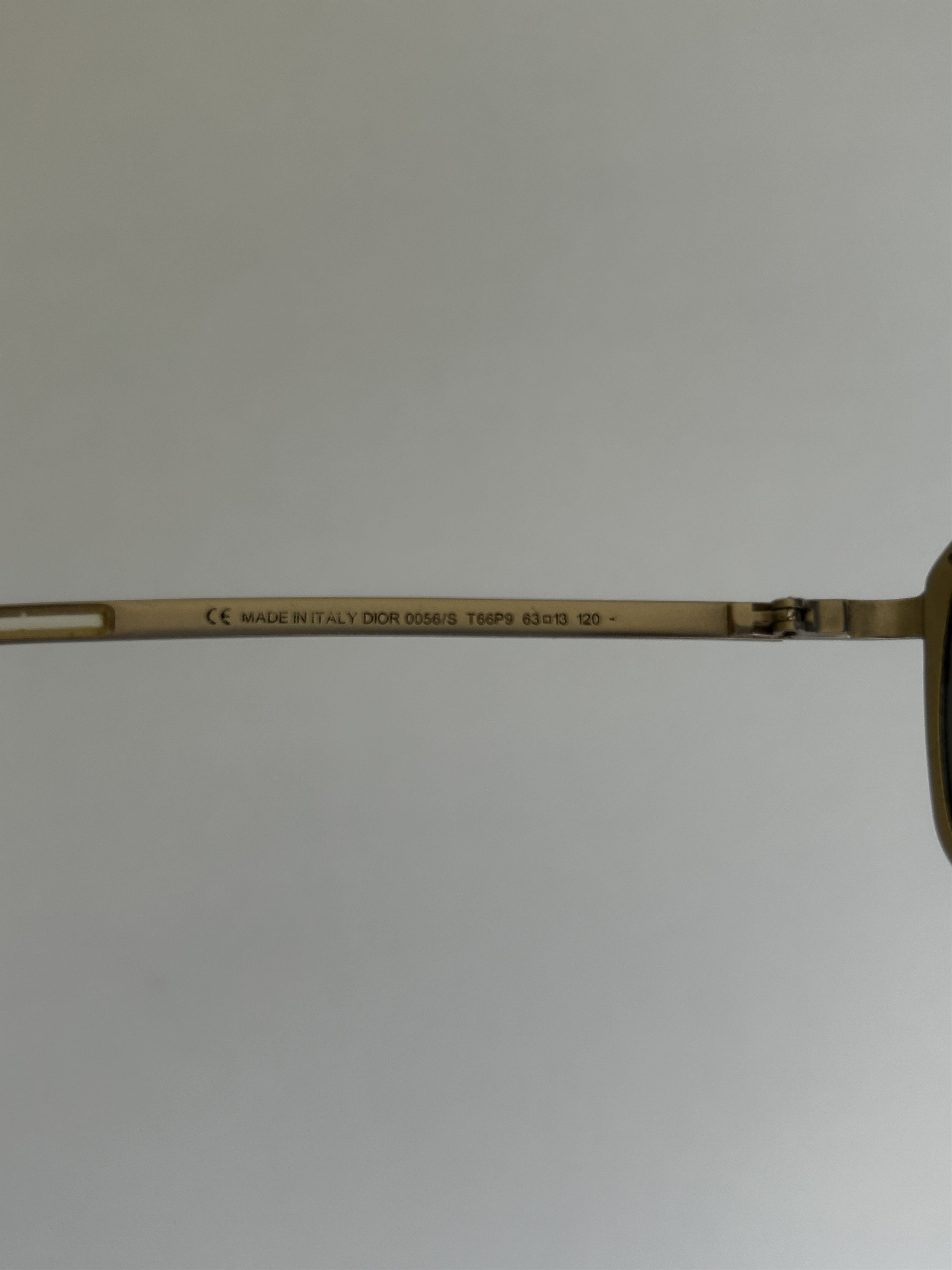 Dior Dior Homme SS05 Silver Aviator Sunglasses by Hedi Slimane Size ONE SIZE - 3 Thumbnail
