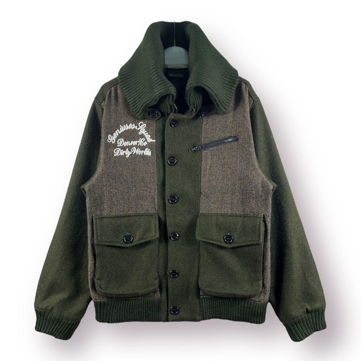 Japanese Brand 🔥 Real Masters Bombers Bondage Jacket Size US S / EU 44-46 / 1 - 1 Thumbnail