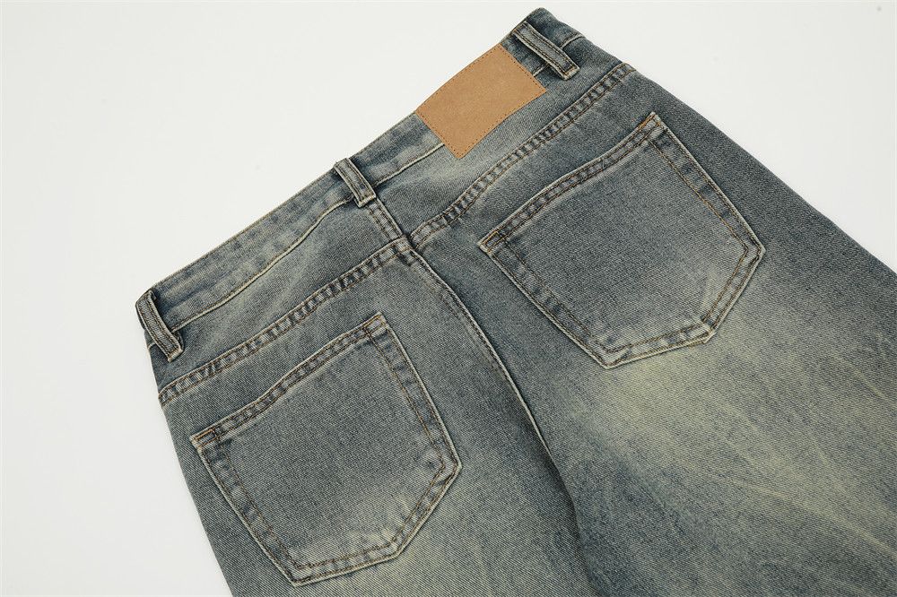 Japanese Brand × Jean American retro casual simple washed distressed flared jeans Size US 32 / EU 48 - 6 Thumbnail