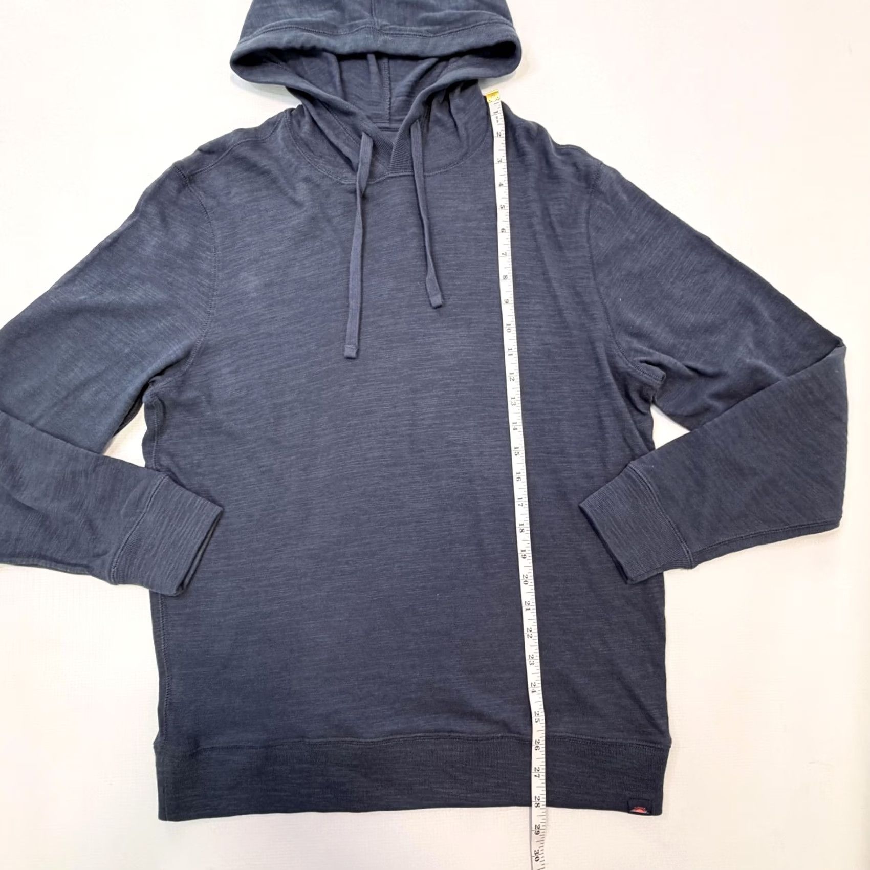 Faherty Faherty Hoodie Mens Medium Blue Organic Cotton Lightweight Pullover Knit Hoodie Mens Medium Blue Cotton Lightweight Knit Pullover Faherty Size US M / EU 48-50 / 2 - 6 Thumbnail