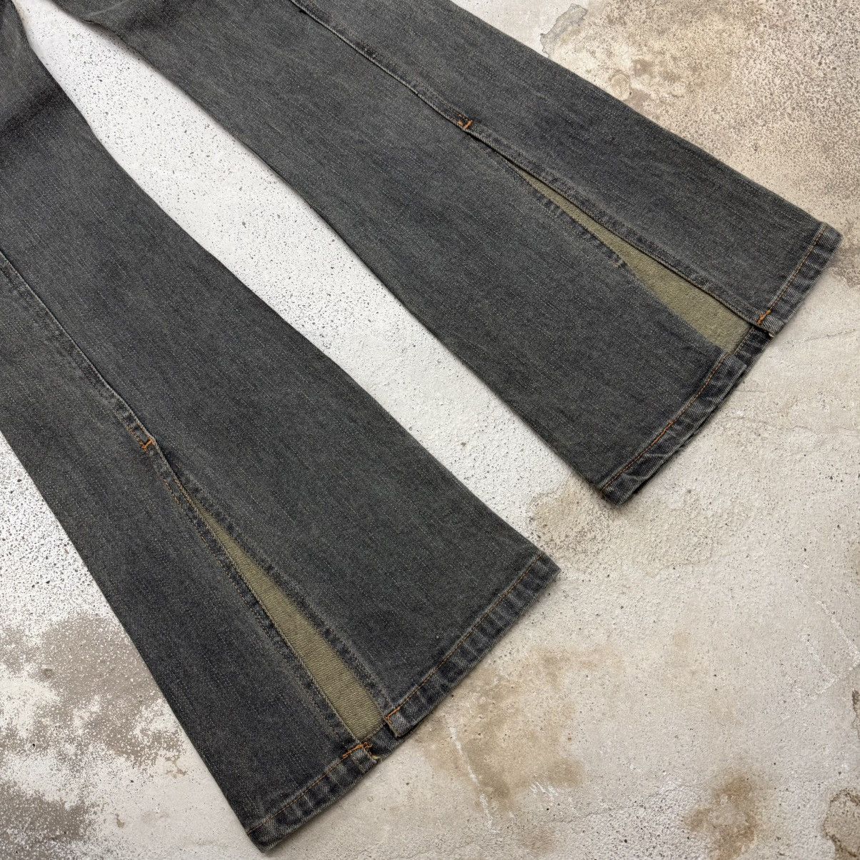 Japanese Brand Pendora Cargo Utility Flare Denim Pants Size 25" / US 0 / IT 36 - 9 Thumbnail
