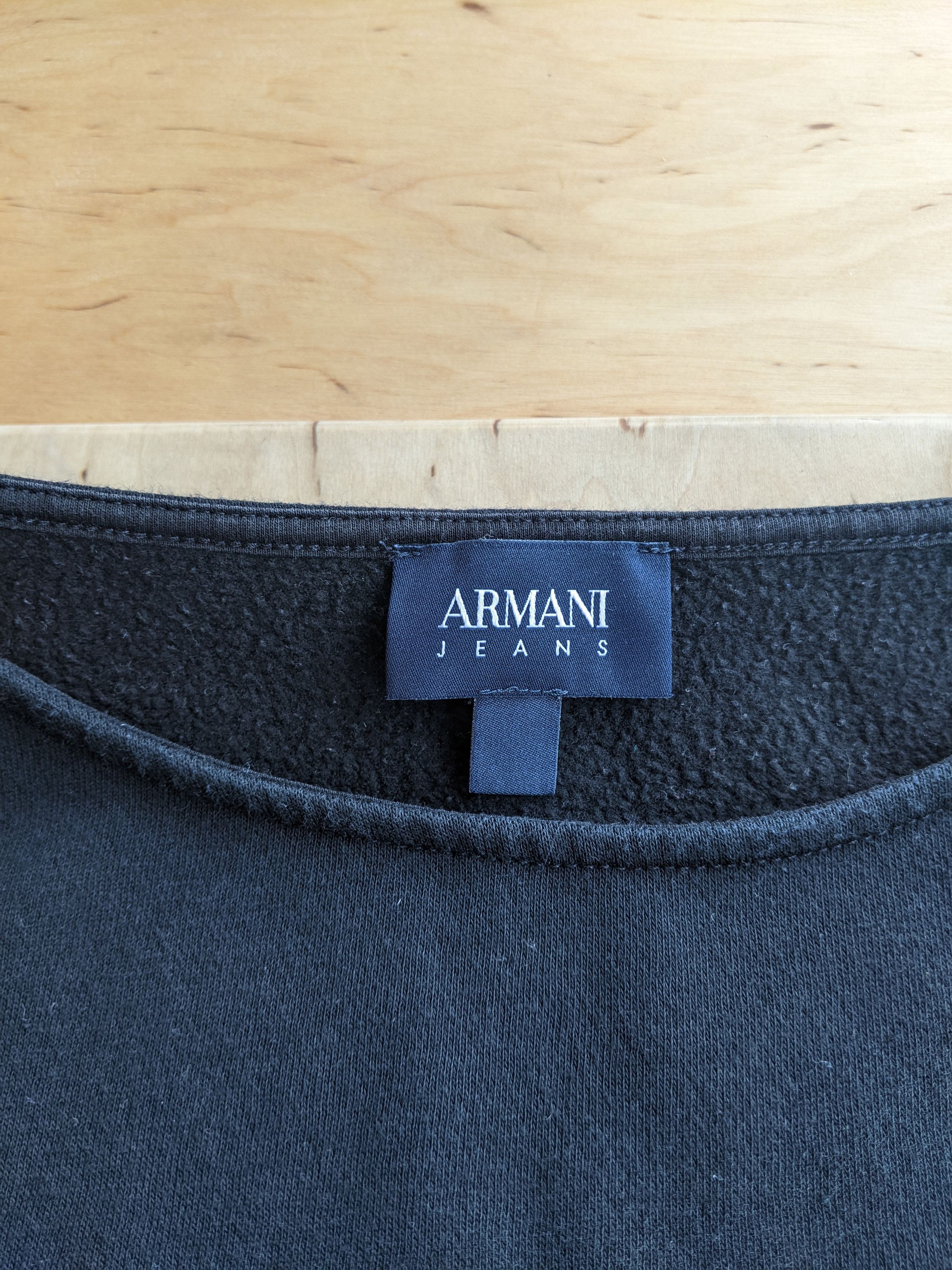 Armani Armani Jeans Black Womens Sweatshirt Vintage Longsleeve Size M / US 6-8 / IT 42-44 - 8 Thumbnail