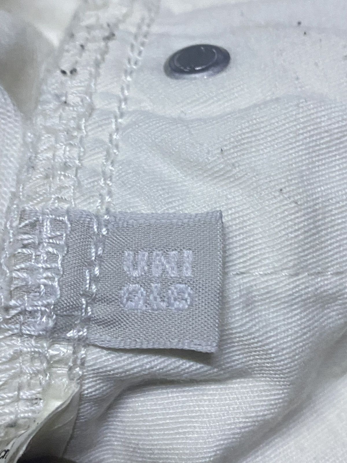 JW Anderson × Uniqlo Vintage Uniqlo S-002 Whit Denim Distressed Flare Jeans Size US 34 / EU 50 - 14 Thumbnail