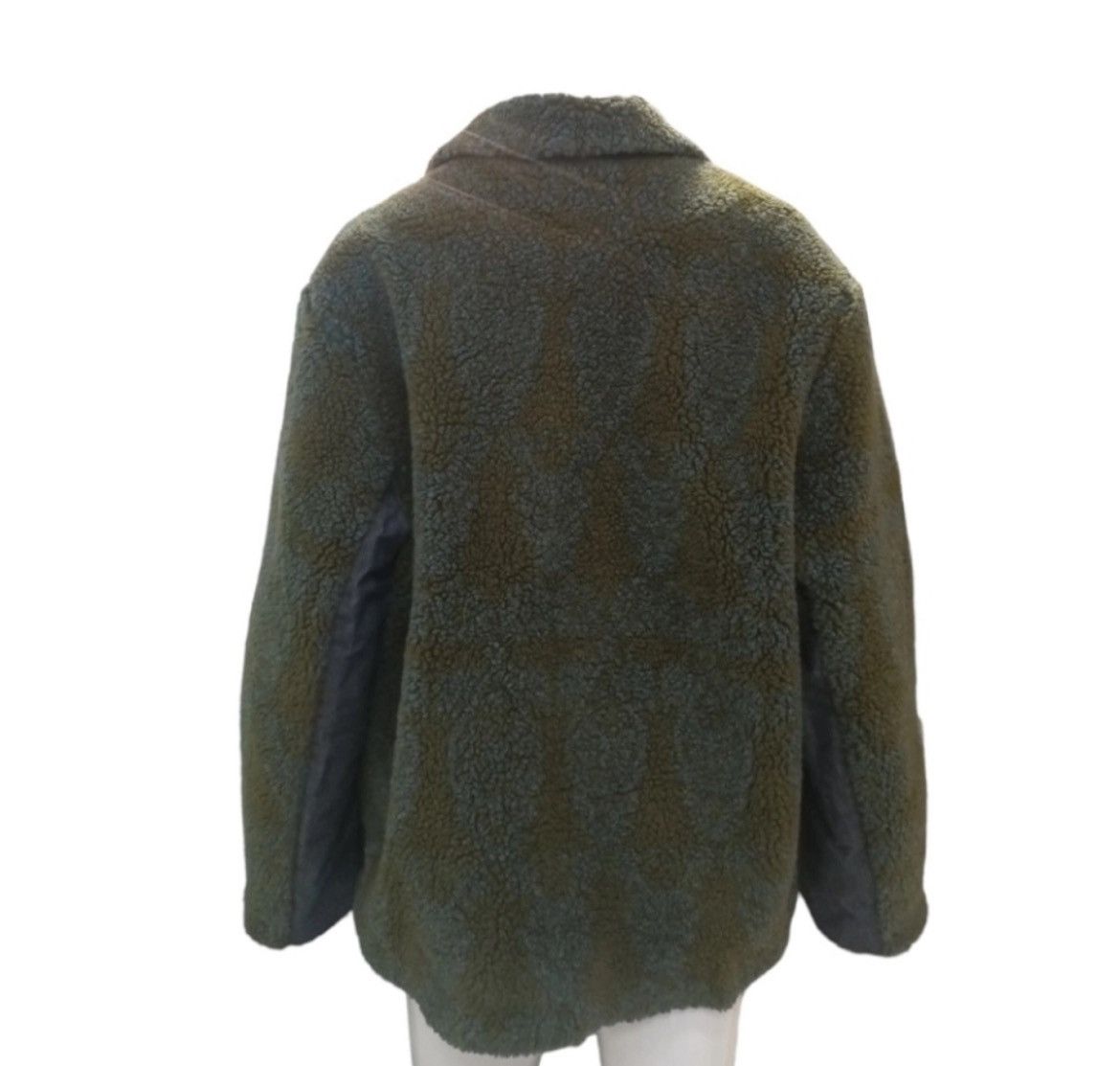 Paria Farzaneh Paria Farzaneh Khaki Blue Fleece Jacket Men Sz- L Size US L / EU 52-54 / 3 - 3 Thumbnail