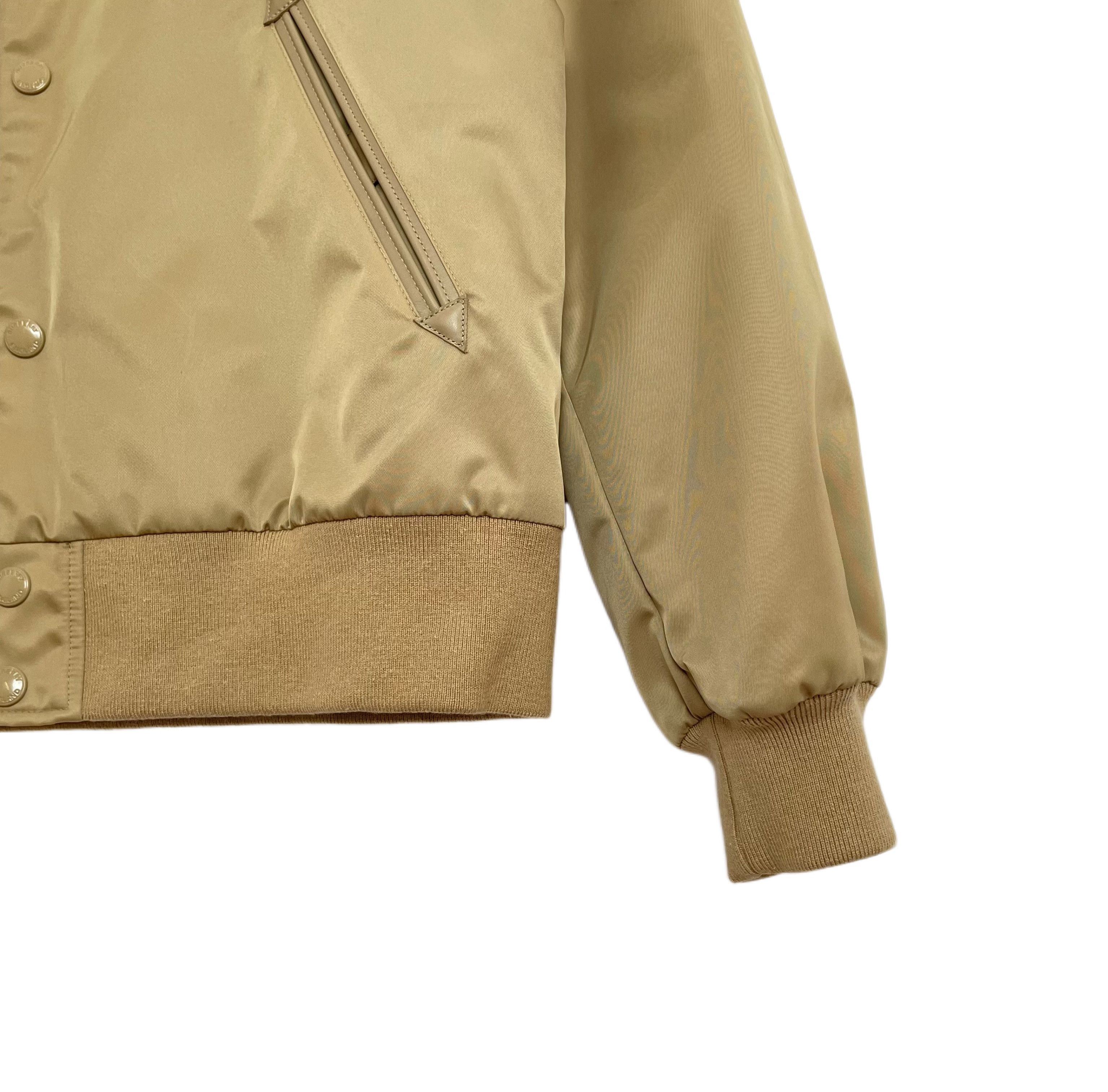 Burberry Burberry Stripe Detail Bomber Jacket Brown (M) Size US M / EU 48-50 / 2 - 8 Thumbnail