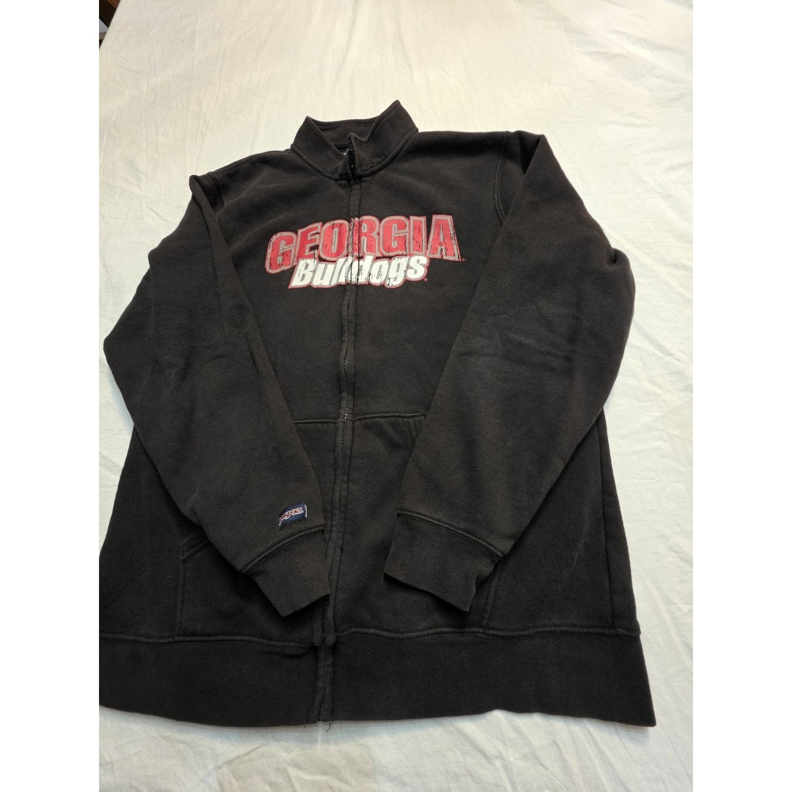 Jansport University Of Georgia Bulldogs JanSport Youth Xl Zippered Size 46 - 1 Thumbnail