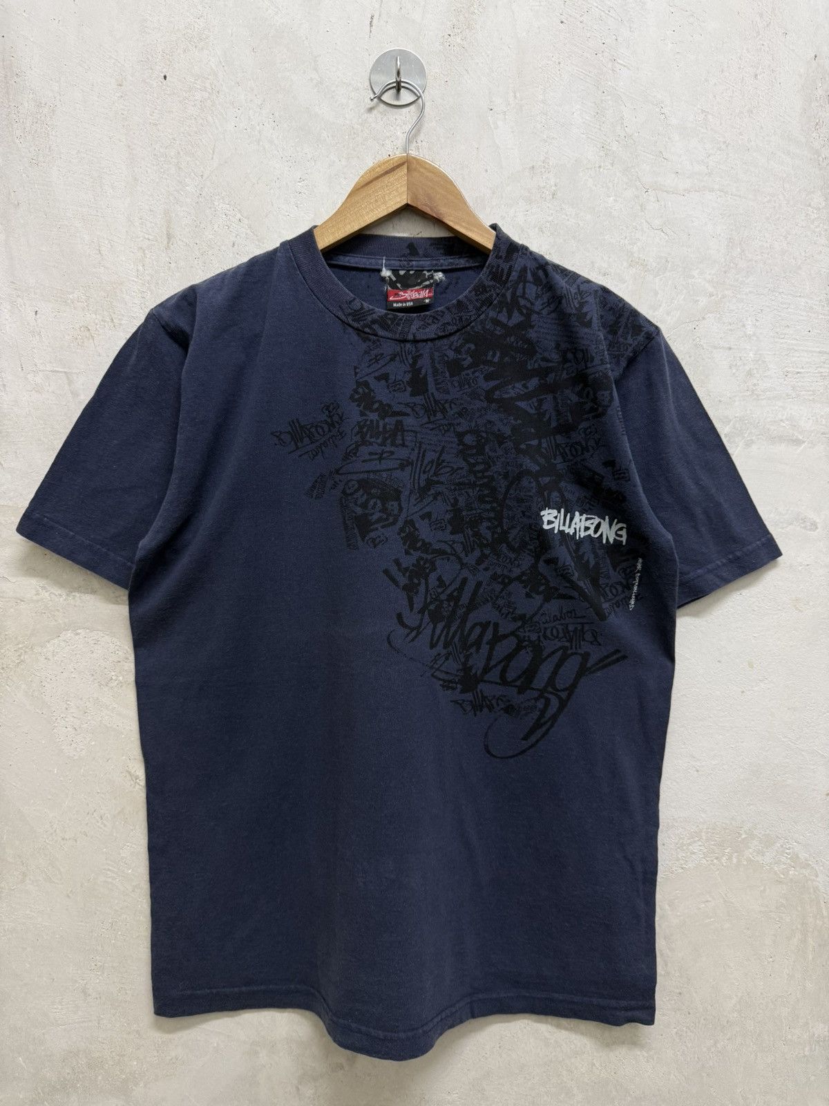 Billabong 2000s Billabong Script y2k Tee Size US M / EU 48-50 / 2 - 1 Thumbnail