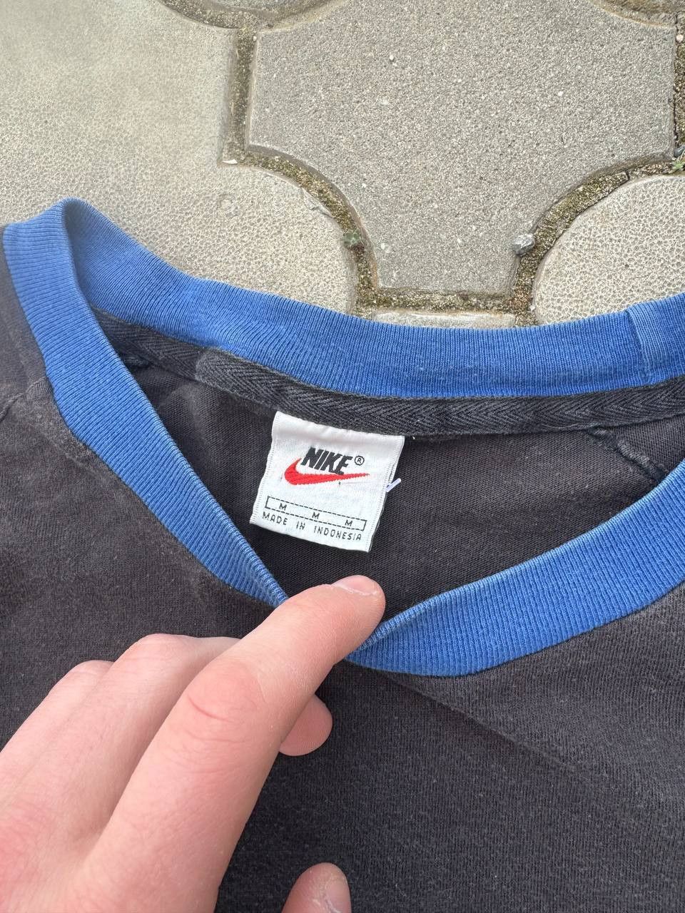 Nike × Vintage Vintage Nike Spell Out Faded Oversized Tee Size US M / EU 48-50 / 2 - 4 Thumbnail