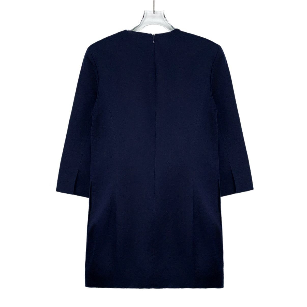 Dior Dior Navy Silk Printed Short Dress 40 Size M / US 6-8 / IT 42-44 - 7 Thumbnail