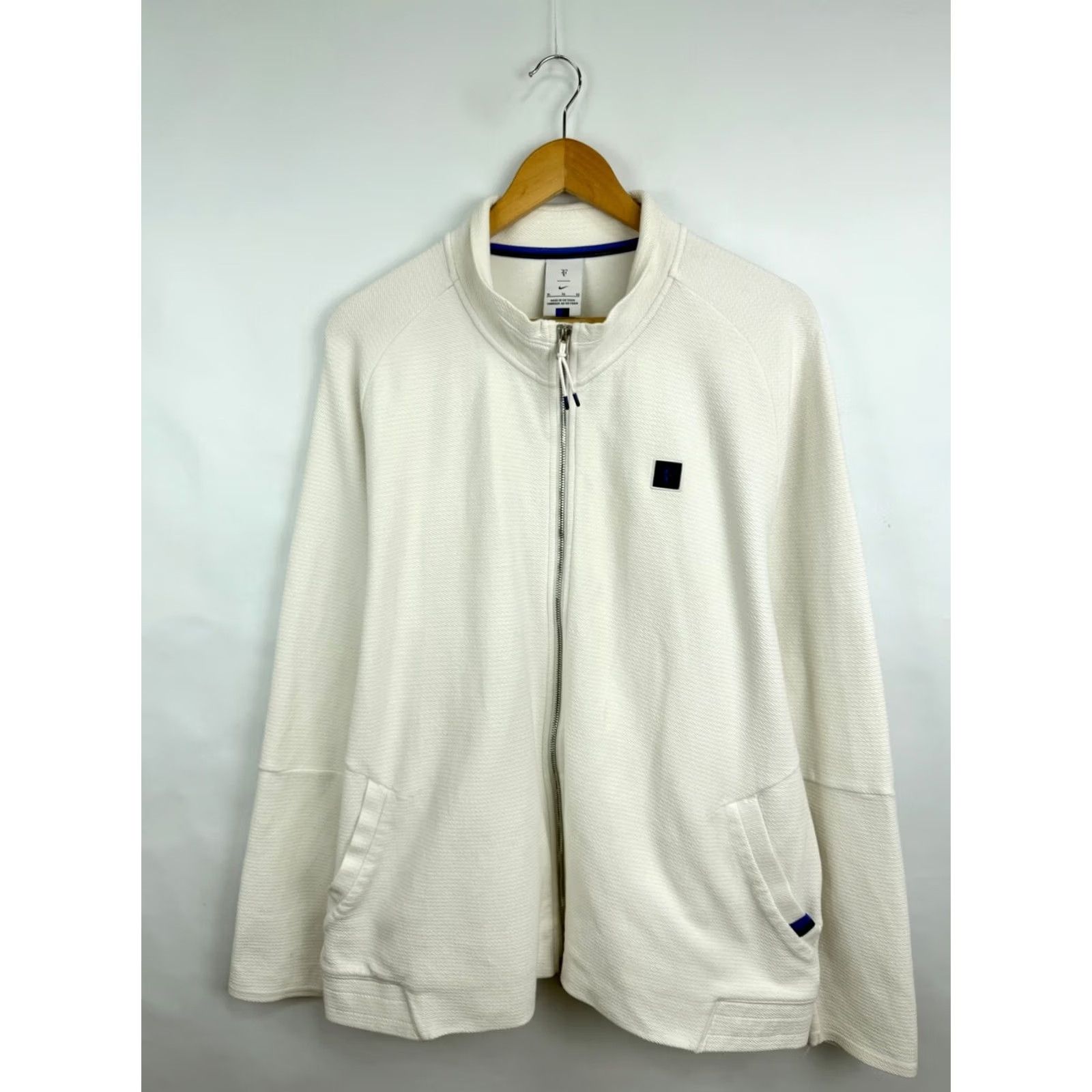 Nike Nike Roger Federer RF Tennis Challenge Court Zip Hoodie Mens XL White Size US XL / EU 56 / 4 - 6 Thumbnail