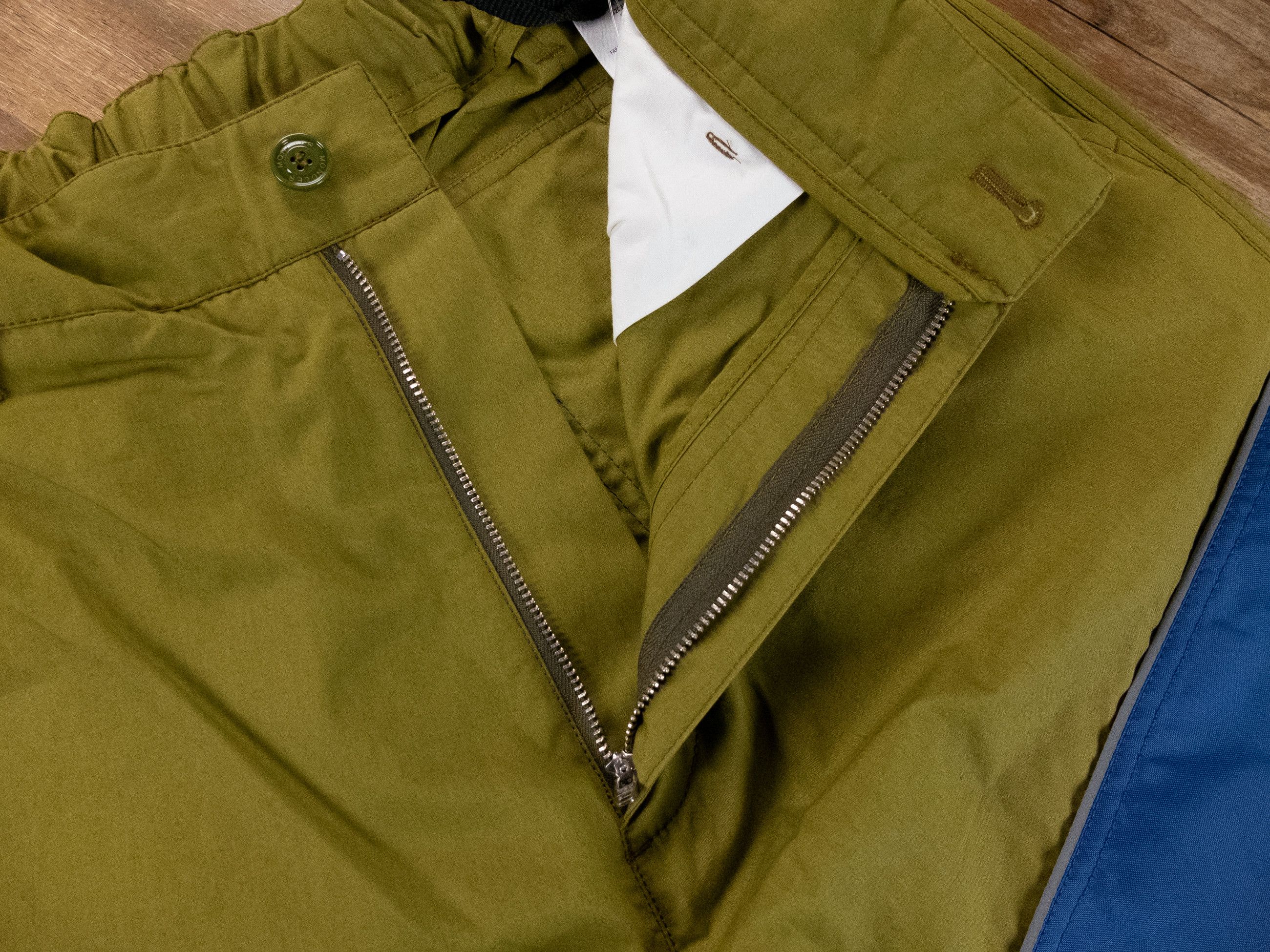 Moncler MONCLER GENIUS 1952 green blue cotton & shell panel pants 34 Size US 34 / EU 50 - 9 Thumbnail
